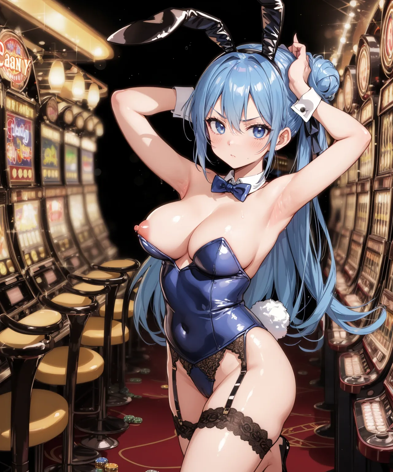 【「爆乳・超乳」AIエロ画像（イラスト・アニメ・二次元風）5621枚まとめ！(161ページ目)のエロ画像20枚目