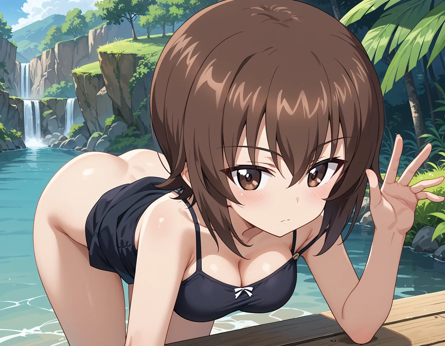 【「下着（ブラジャー・パンティ）」AIエロ画像（イラスト・アニメ・二次元風）15996枚まとめ！(456ページ目)のエロ画像23枚目