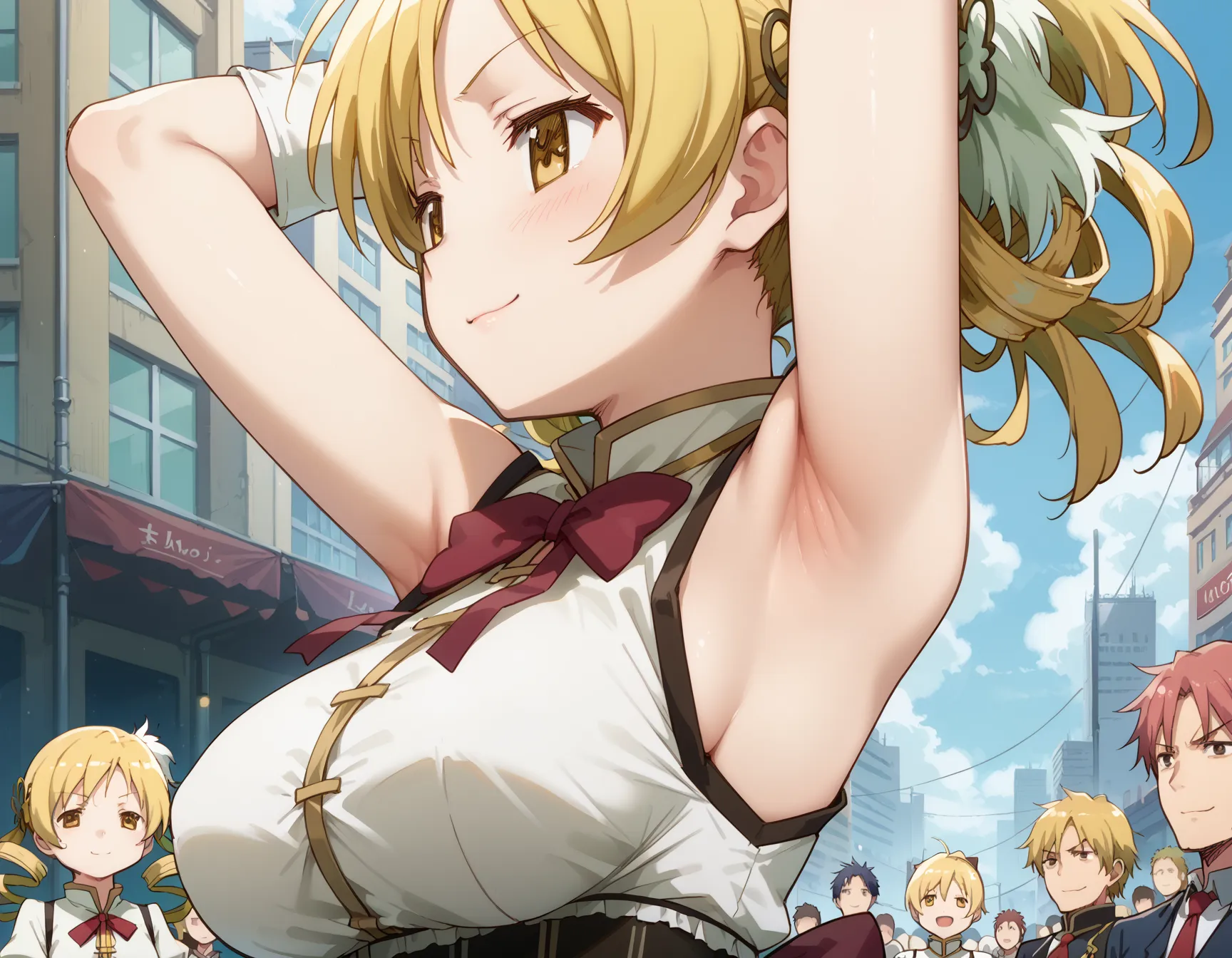 【「腋・脇」AIエロ画像（イラスト・アニメ・二次元風）4705枚まとめ！(136ページ目)のエロ画像29枚目