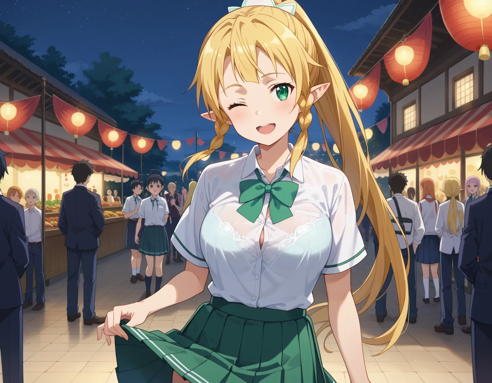 【「下着（ブラジャー・パンティ）」AIエロ画像（イラスト・アニメ・二次元風）15996枚まとめ！(455ページ目)のエロ画像24枚目