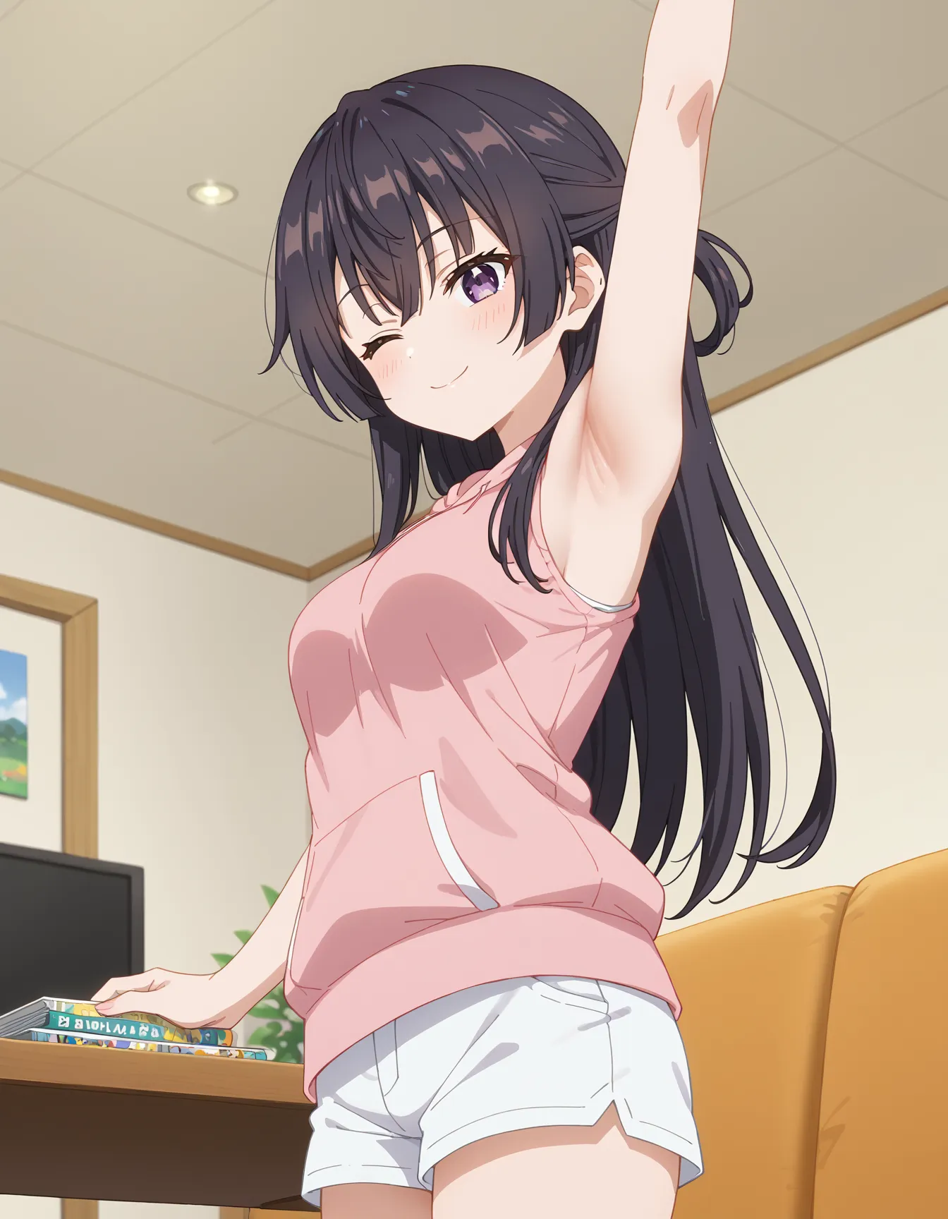 【「腋・脇」AIエロ画像（イラスト・アニメ・二次元風）4705枚まとめ！(136ページ目)のエロ画像25枚目