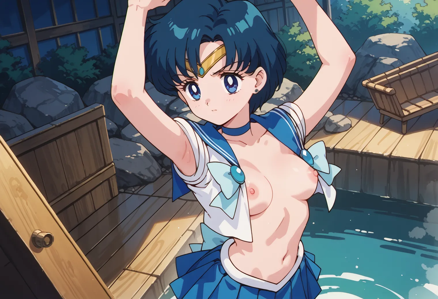 【「腋・脇」AIエロ画像（イラスト・アニメ・二次元風）4705枚まとめ！(136ページ目)のエロ画像19枚目
