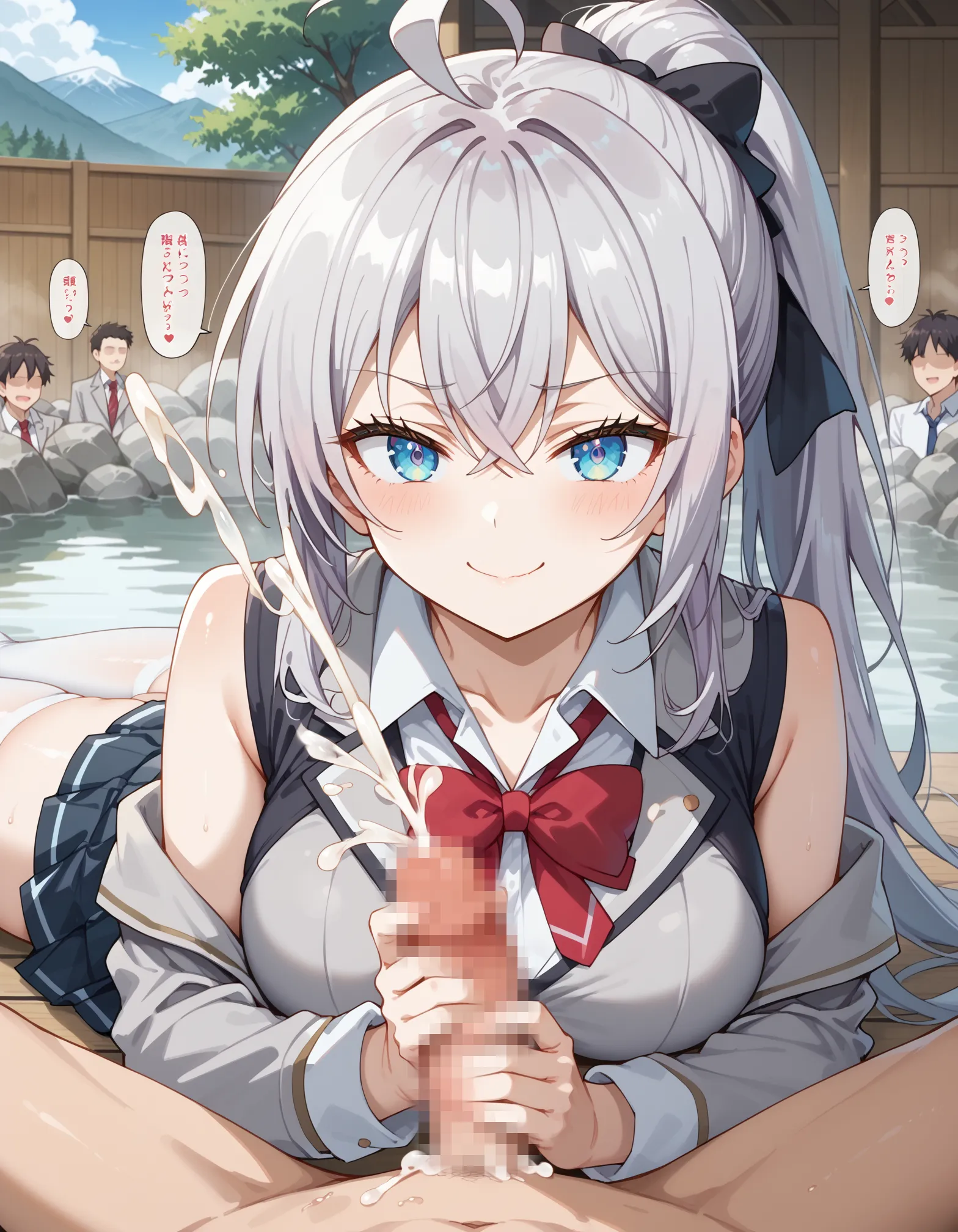 【「学制服」AIエロ画像（イラスト・アニメ・二次元風）4855枚まとめ！(138ページ目)のエロ画像26枚目