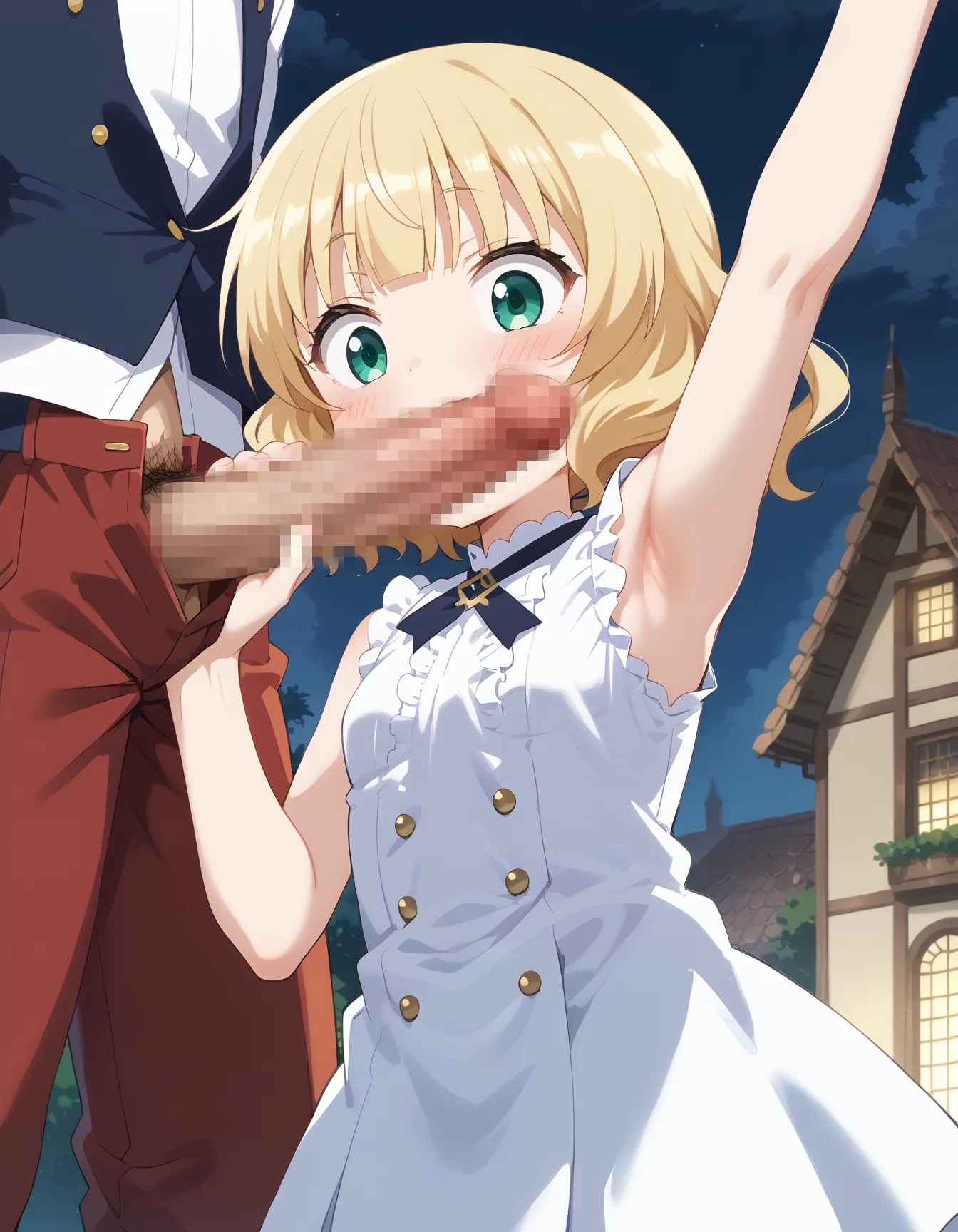 【「腋・脇」AIエロ画像（イラスト・アニメ・二次元風）4705枚まとめ！(136ページ目)のエロ画像12枚目
