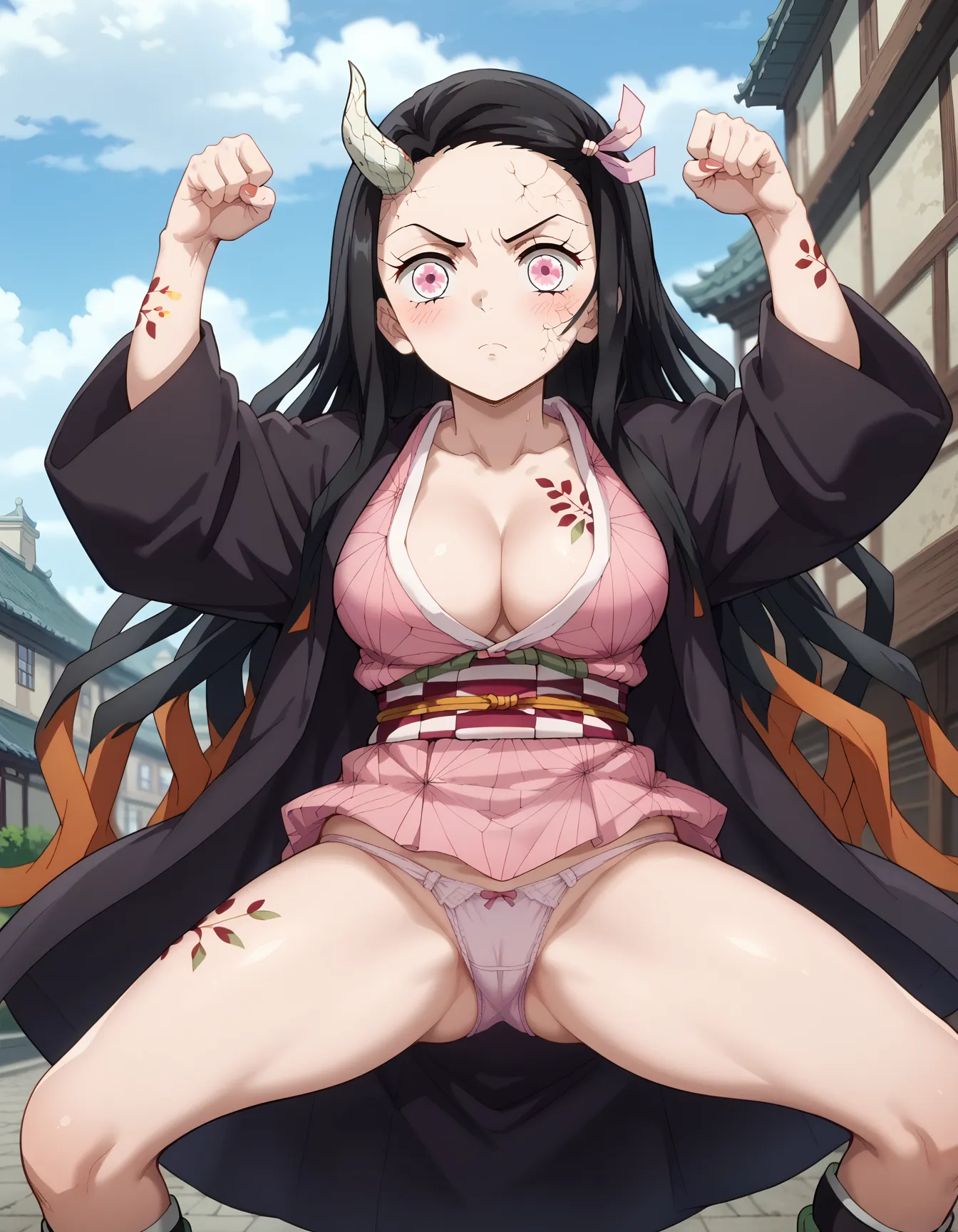 【「下着（ブラジャー・パンティ）」AIエロ画像（イラスト・アニメ・二次元風）15996枚まとめ！(453ページ目)のエロ画像6枚目