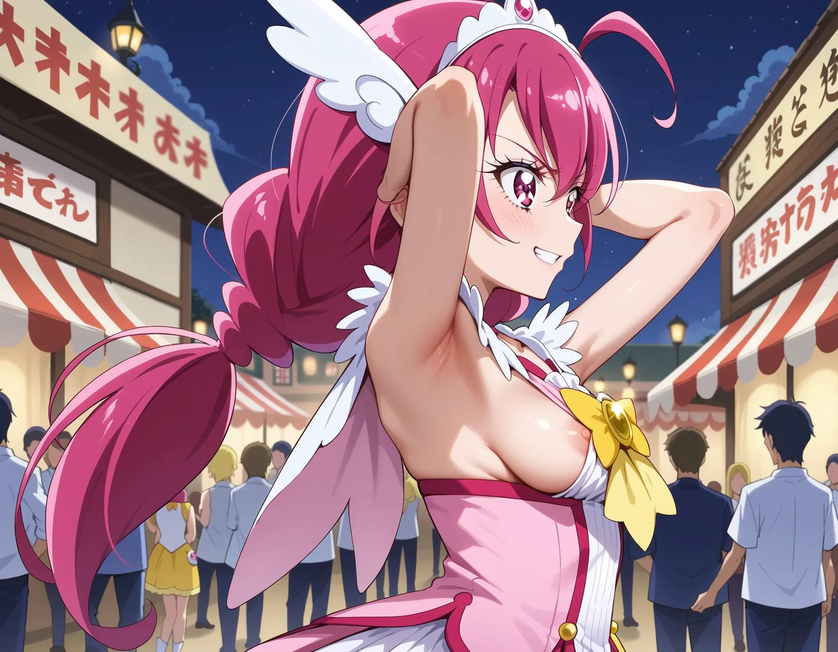 【「腋・脇」AIエロ画像（イラスト・アニメ・二次元風）4705枚まとめ！(136ページ目)のエロ画像3枚目