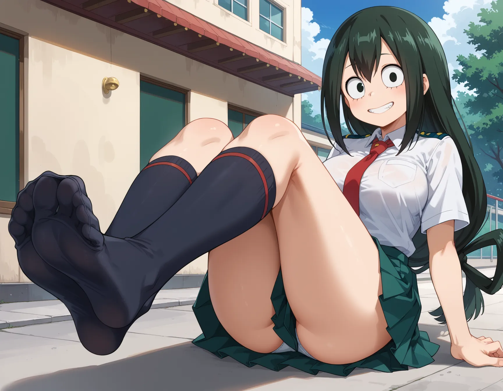 【「学制服」AIエロ画像（イラスト・アニメ・二次元風）4855枚まとめ！(138ページ目)のエロ画像16枚目