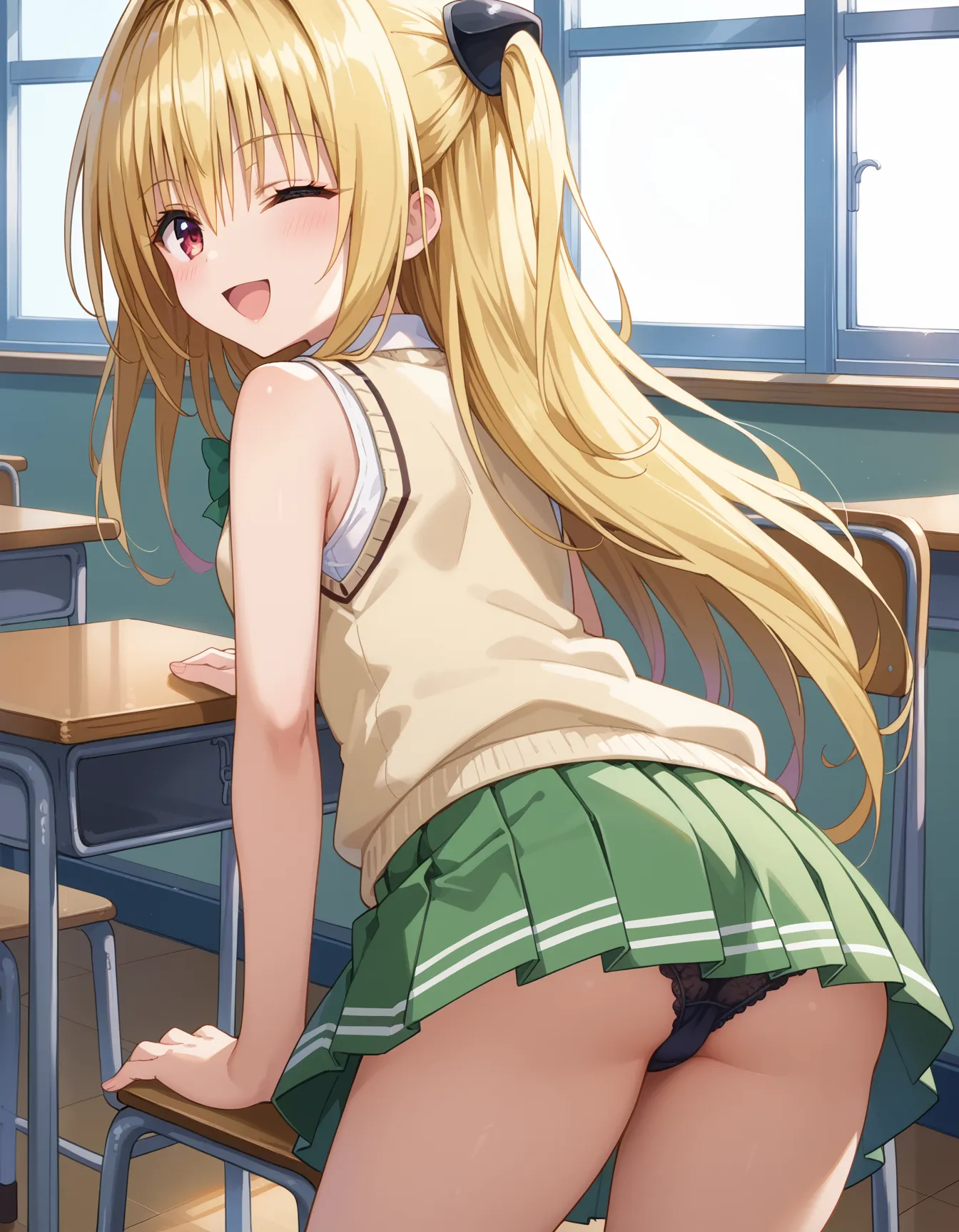 【「学制服」AIエロ画像（イラスト・アニメ・二次元風）4855枚まとめ！(138ページ目)のエロ画像15枚目