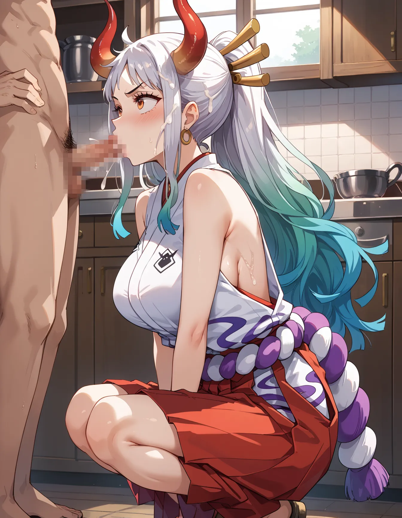 【「着物」AIエロ画像（イラスト・アニメ・二次元風）1472枚まとめ！(42ページ目)のエロ画像5枚目