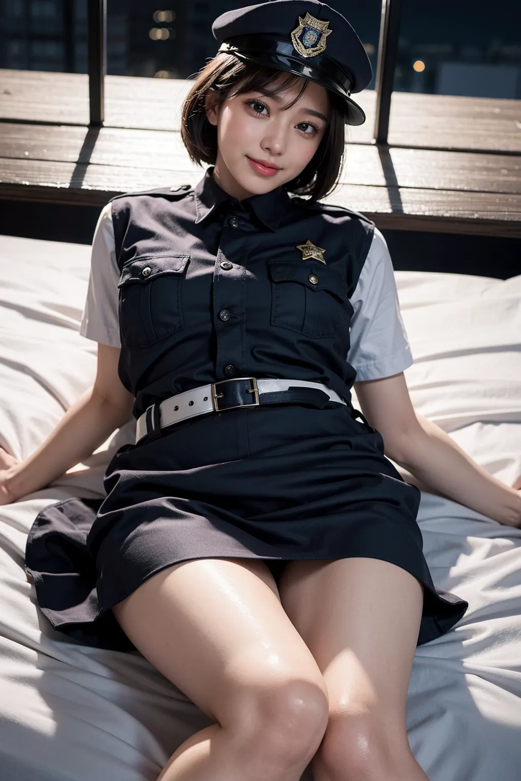 【「女警官」AIエロ画像（リアル・実写・フォト風）810枚まとめ！(23ページ目)のエロ画像24枚目