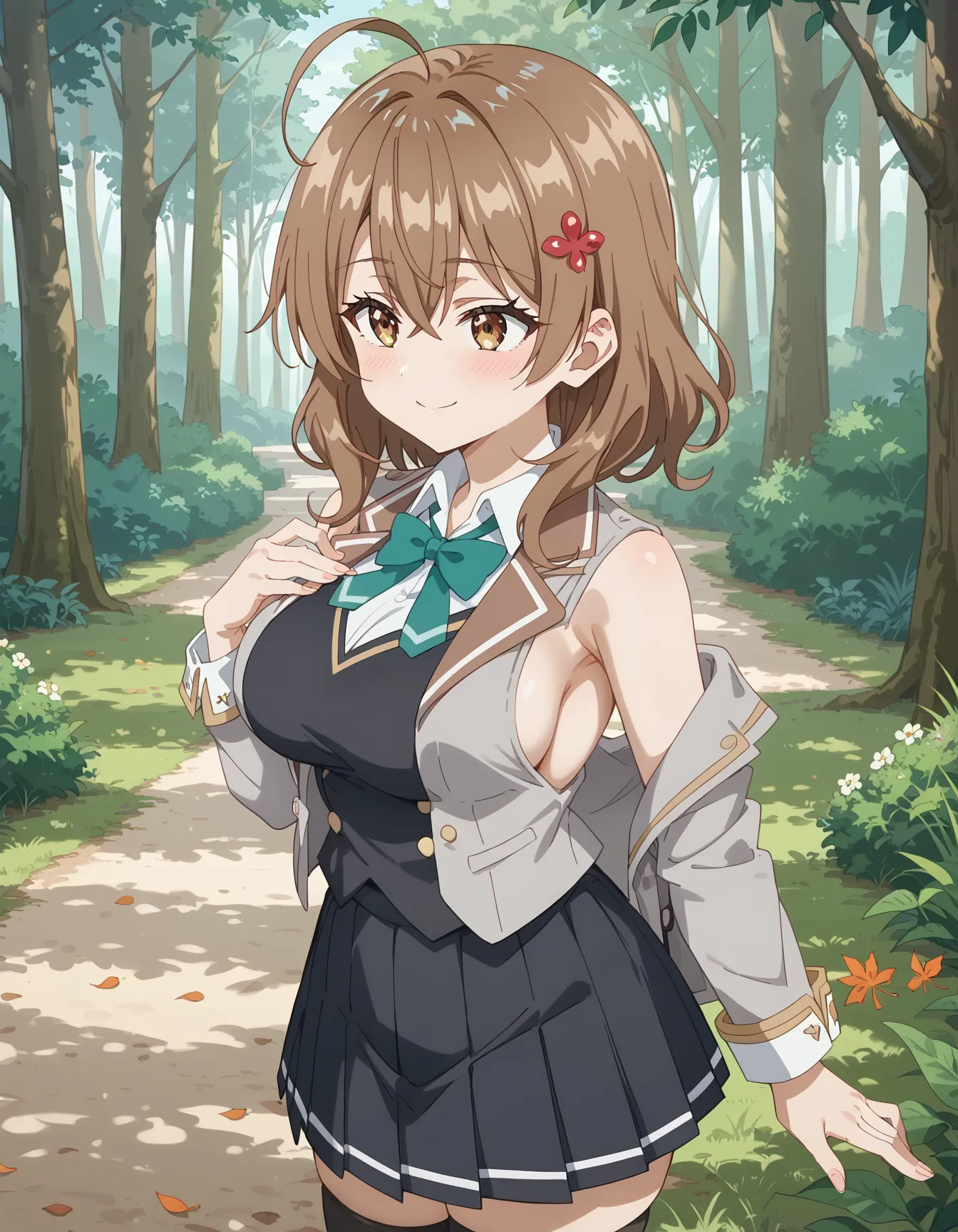 【「学制服」AIエロ画像（イラスト・アニメ・二次元風）4855枚まとめ！(137ページ目)のエロ画像14枚目