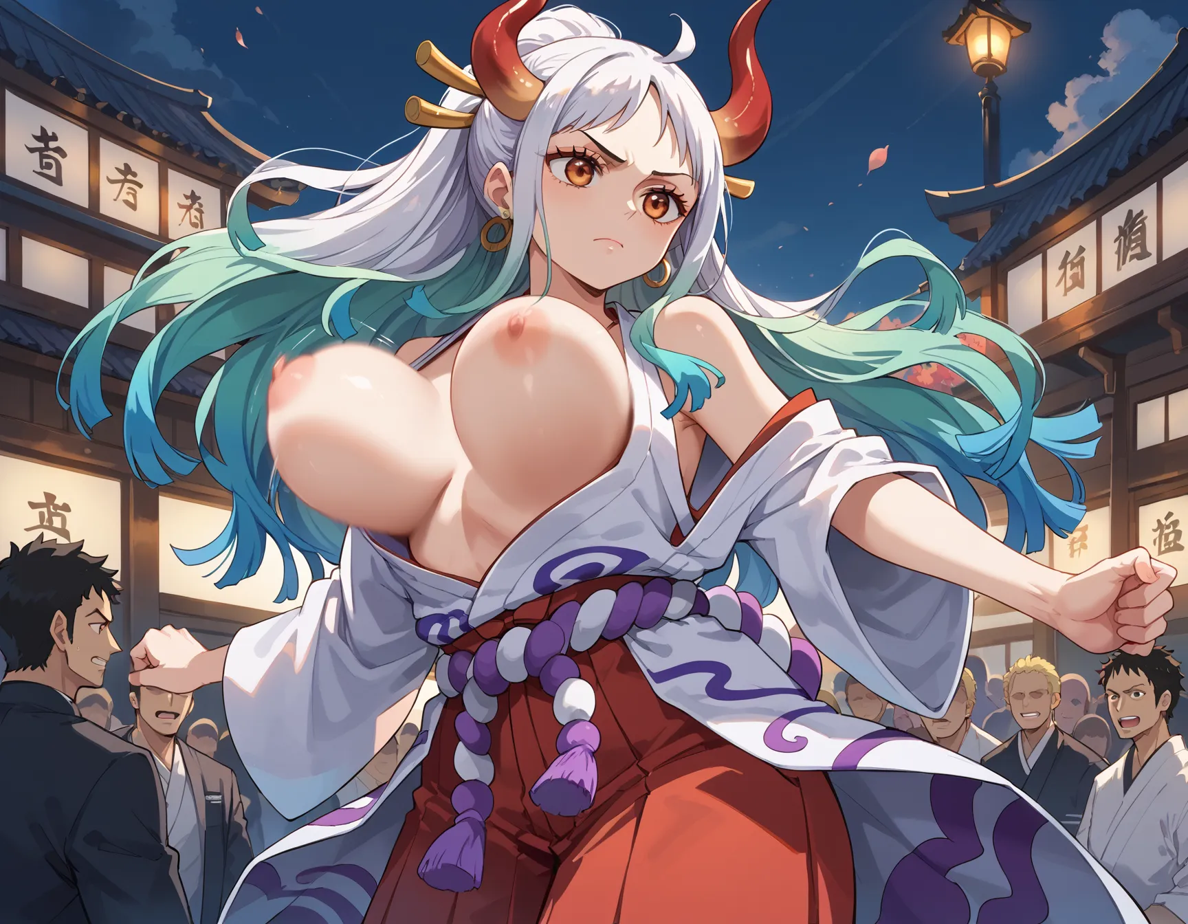 【「着物」AIエロ画像（イラスト・アニメ・二次元風）1472枚まとめ！(41ページ目)のエロ画像26枚目