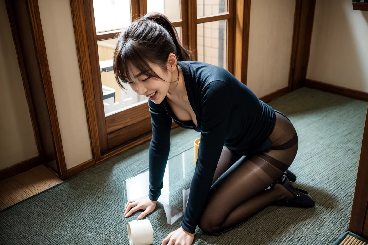 【「パンスト」AIエロ画像（リアル・実写・フォト風）2111枚まとめ！(60ページ目)のエロ画像19枚目