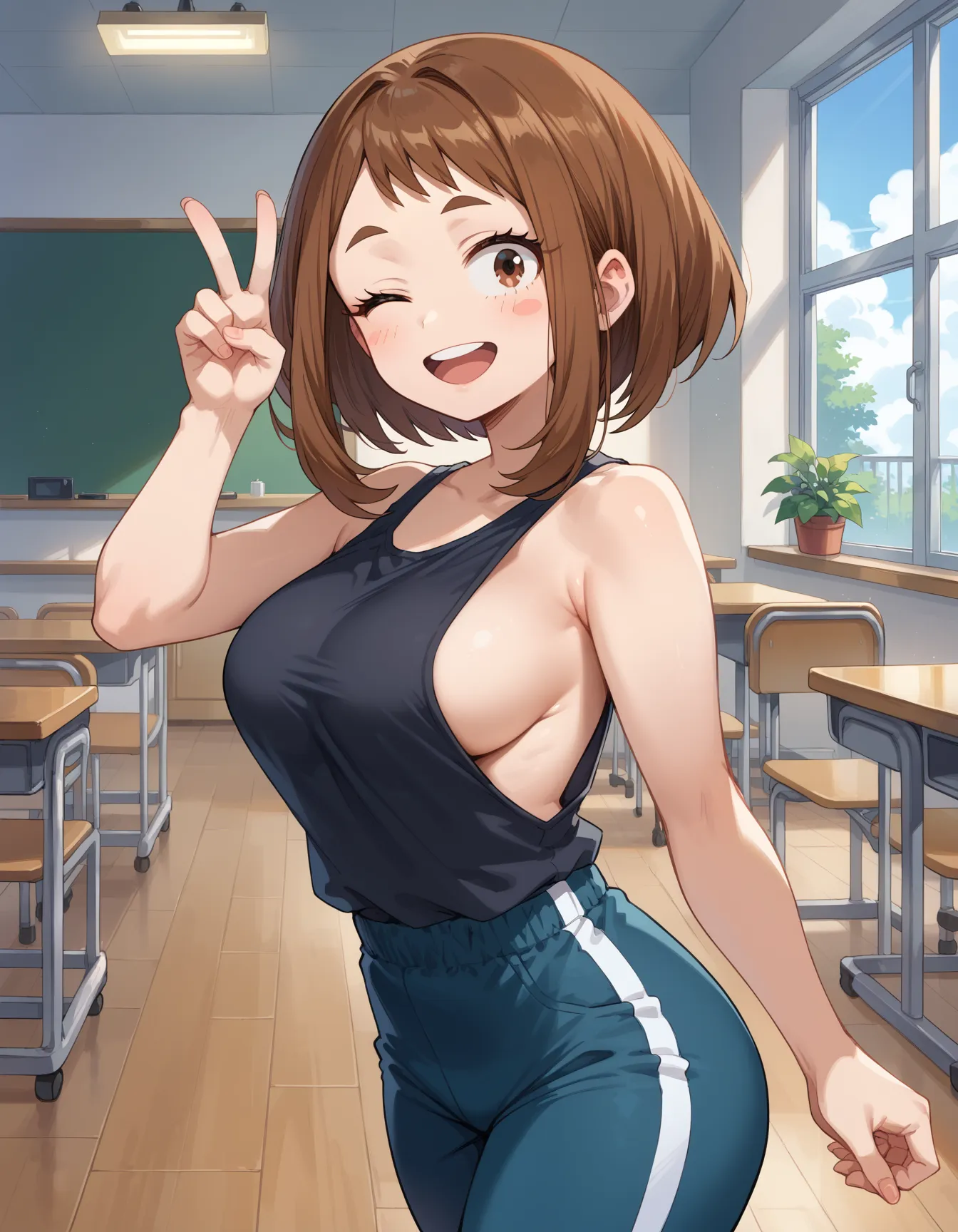 【「巨乳」AIエロ画像（イラスト・アニメ・二次元風）26161枚まとめ！(735ページ目)のエロ画像18枚目