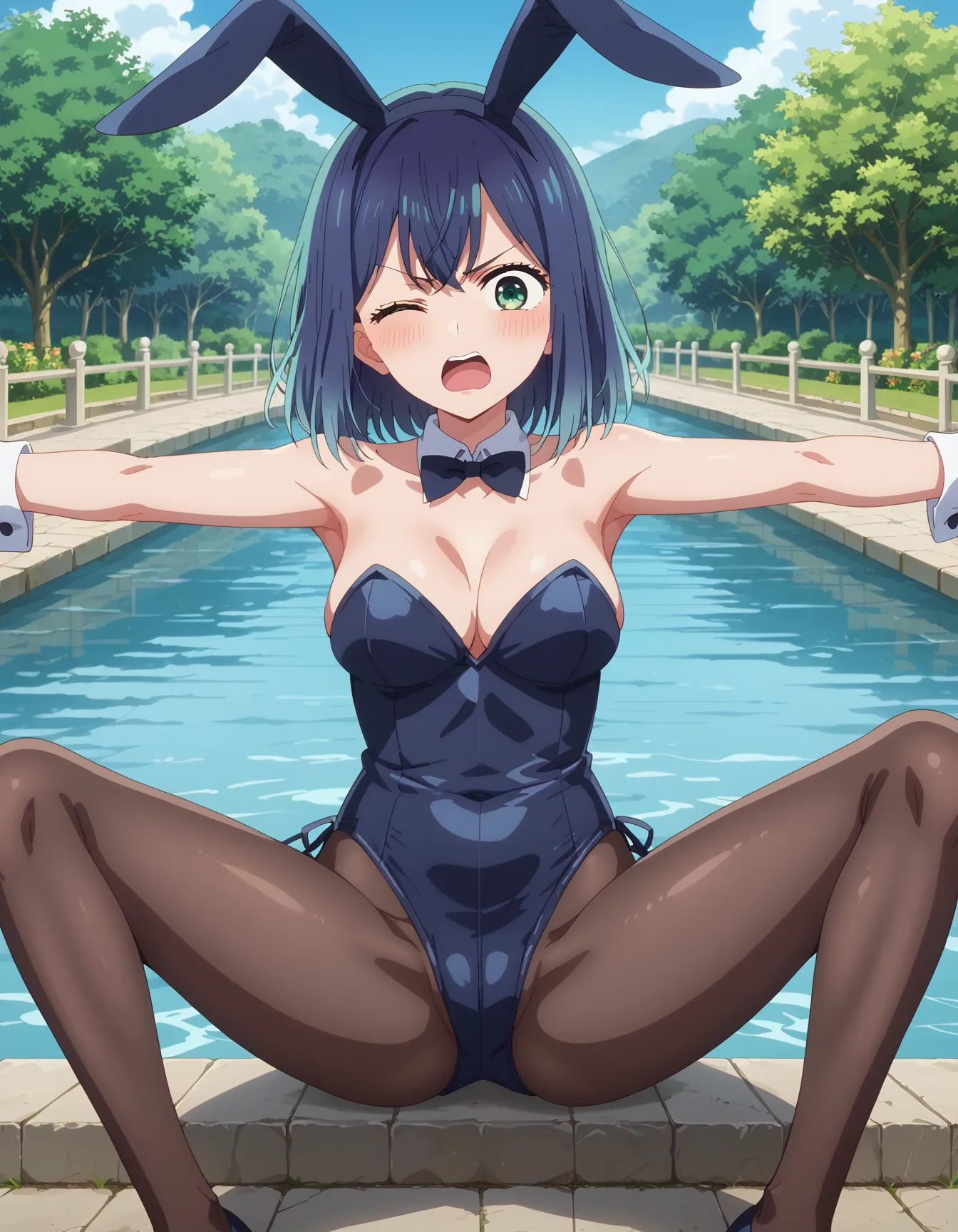 【「バニーガール」AIエロ画像（イラスト・アニメ・二次元風）736枚まとめ！(21ページ目)のエロ画像13枚目