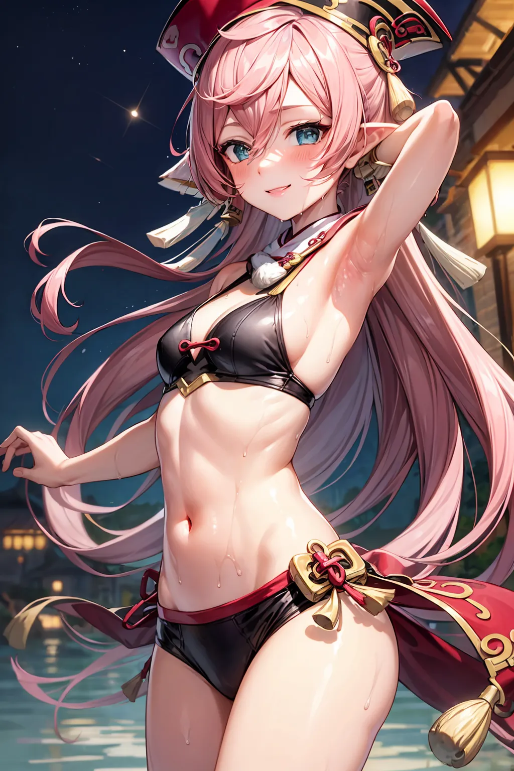 【「腋・脇」AIエロ画像（イラスト・アニメ・二次元風）4705枚まとめ！(133ページ目)のエロ画像27枚目