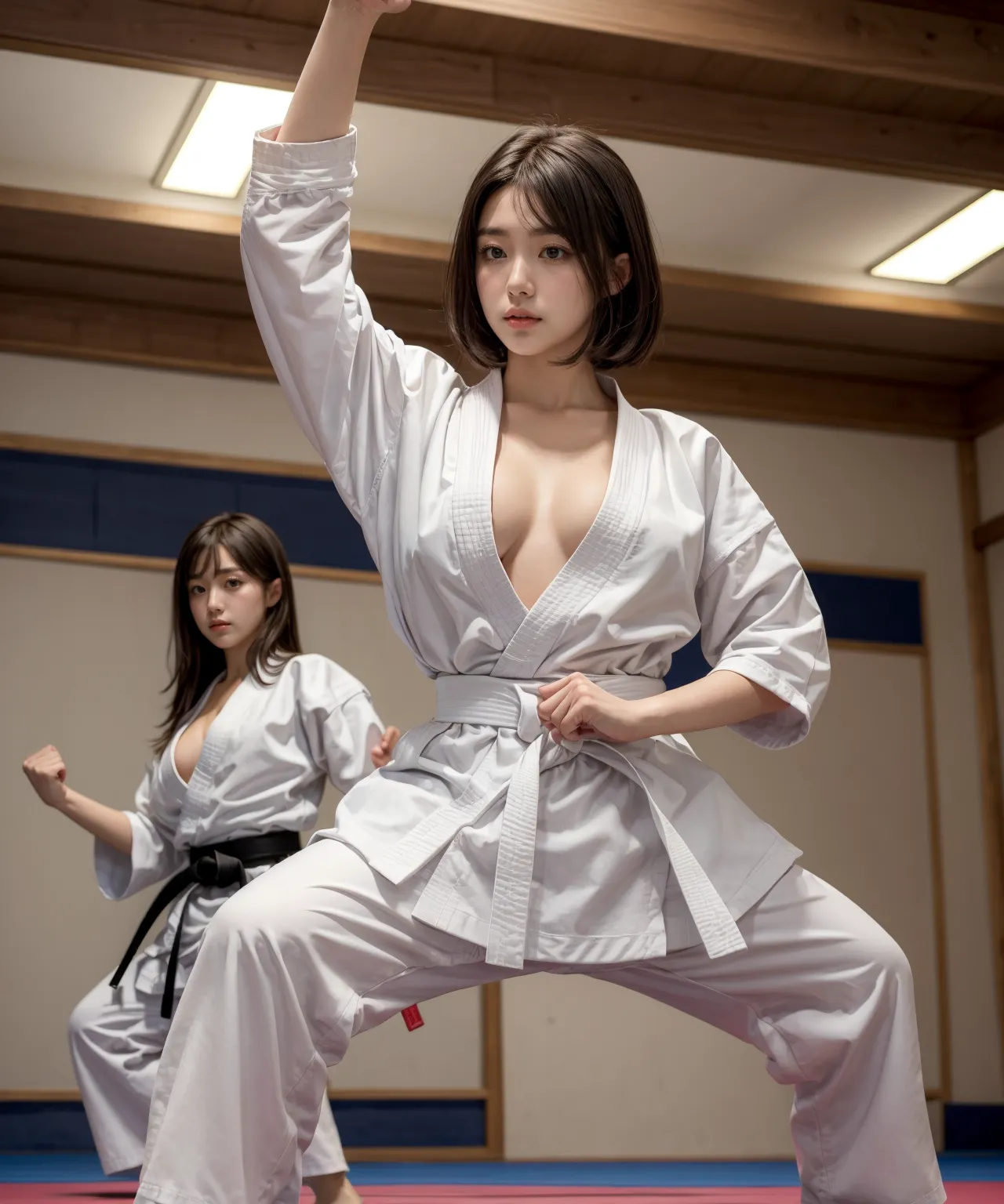 【「道着（空手・柔道）」AIエロ画像（リアル・実写・フォト風）515枚まとめ！(15ページ目)のエロ画像14枚目