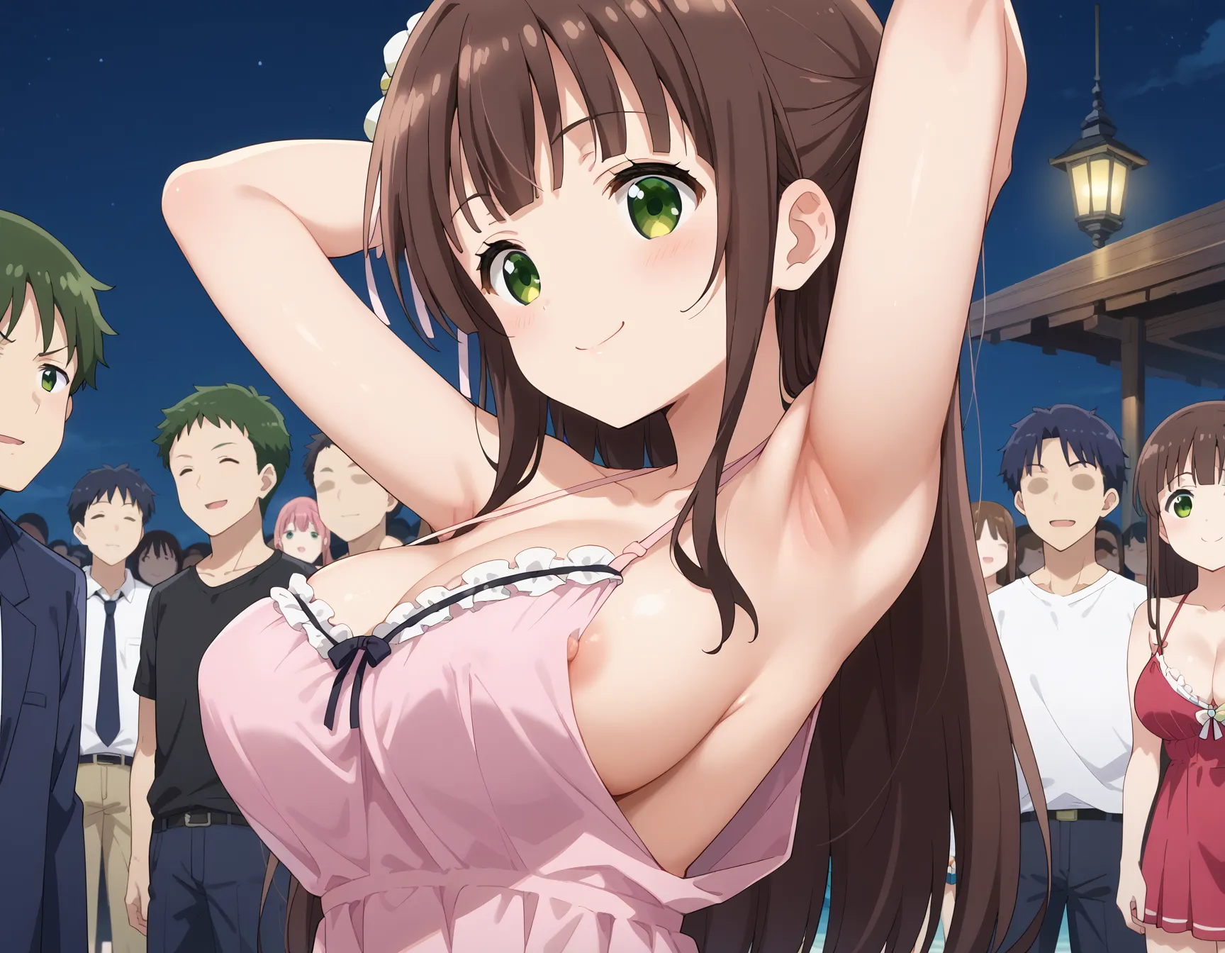 【「腋・脇」AIエロ画像（イラスト・アニメ・二次元風）4705枚まとめ！(133ページ目)のエロ画像15枚目
