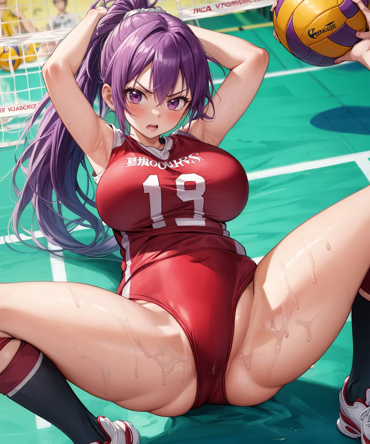 【「爆乳・超乳」AIエロ画像（イラスト・アニメ・二次元風）5621枚まとめ！(157ページ目)のエロ画像3枚目