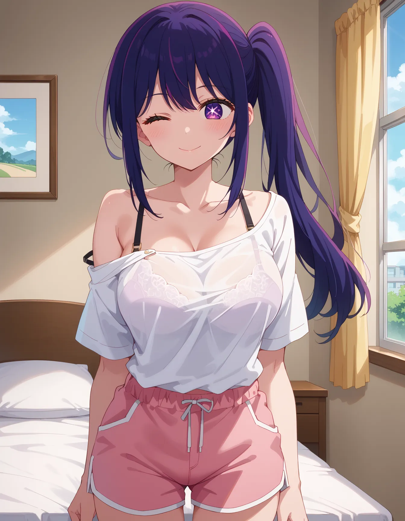 【「下着（ブラジャー・パンティ）」AIエロ画像（イラスト・アニメ・二次元風）15996枚まとめ！(443ページ目)のエロ画像9枚目