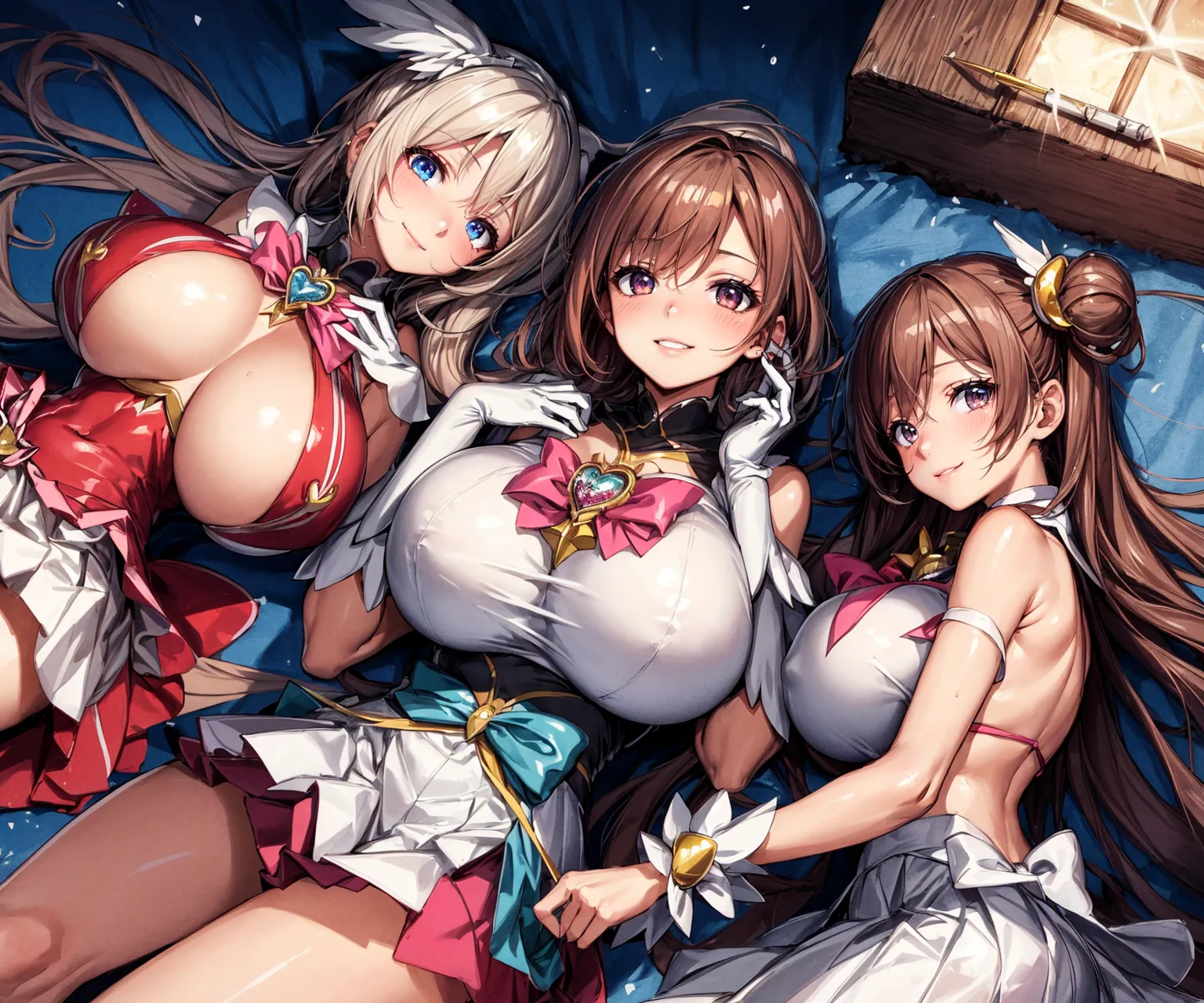 【「爆乳・超乳」AIエロ画像（イラスト・アニメ・二次元風）5621枚まとめ！(156ページ目)のエロ画像7枚目