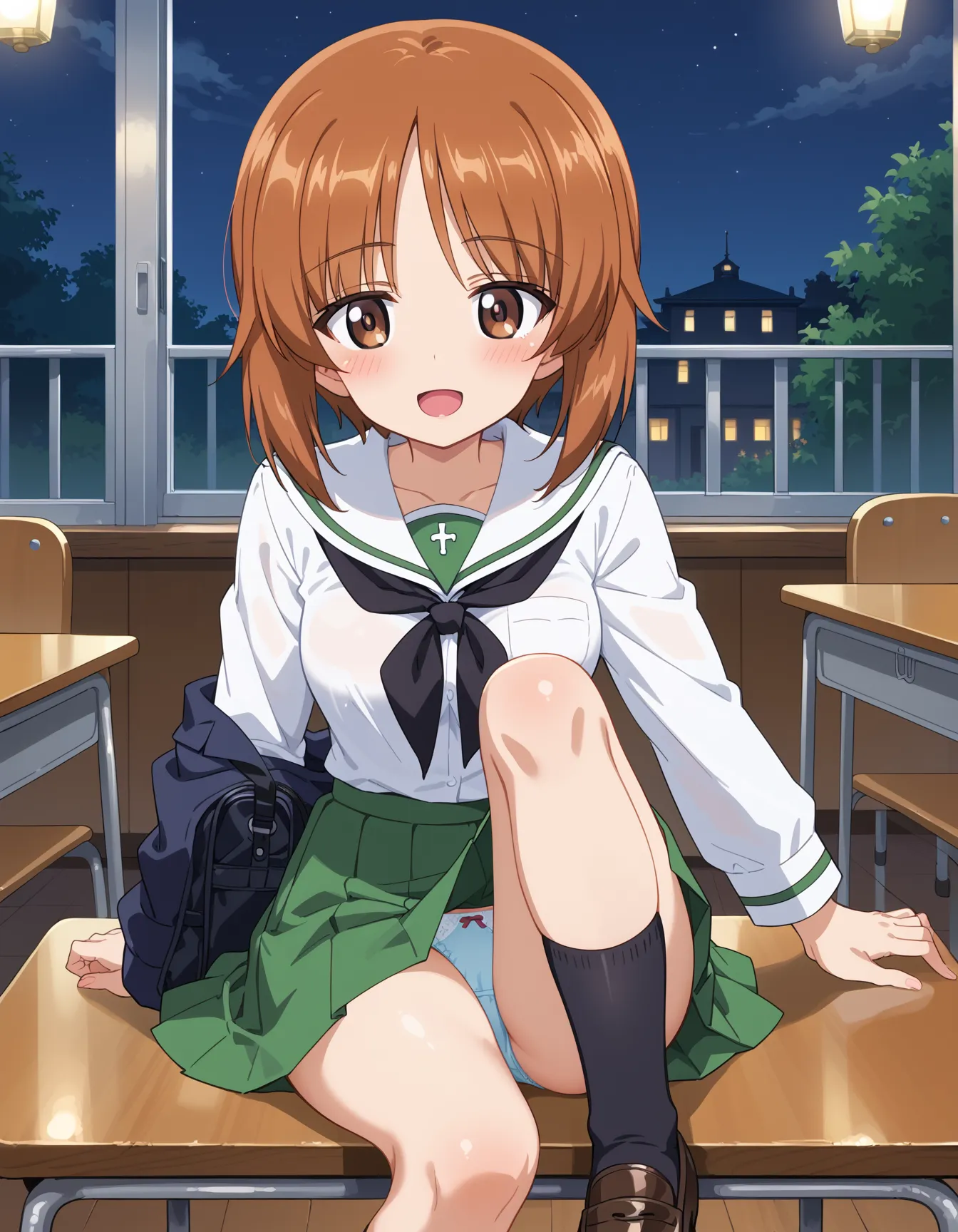 【「学制服」AIエロ画像（イラスト・アニメ・二次元風）4855枚まとめ！(134ページ目)のエロ画像17枚目
