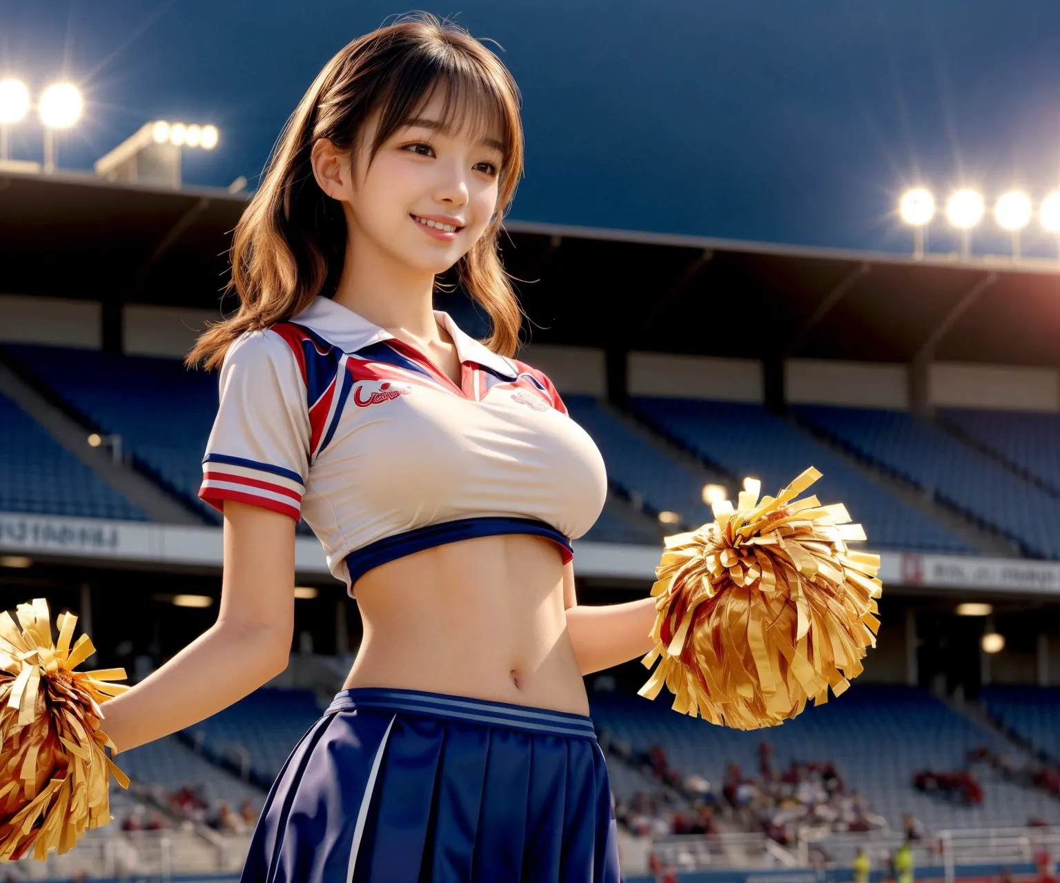 【「チアリーダー」AIエロ画像（リアル・実写・フォト風）1326枚まとめ！(37ページ目)のエロ画像15枚目
