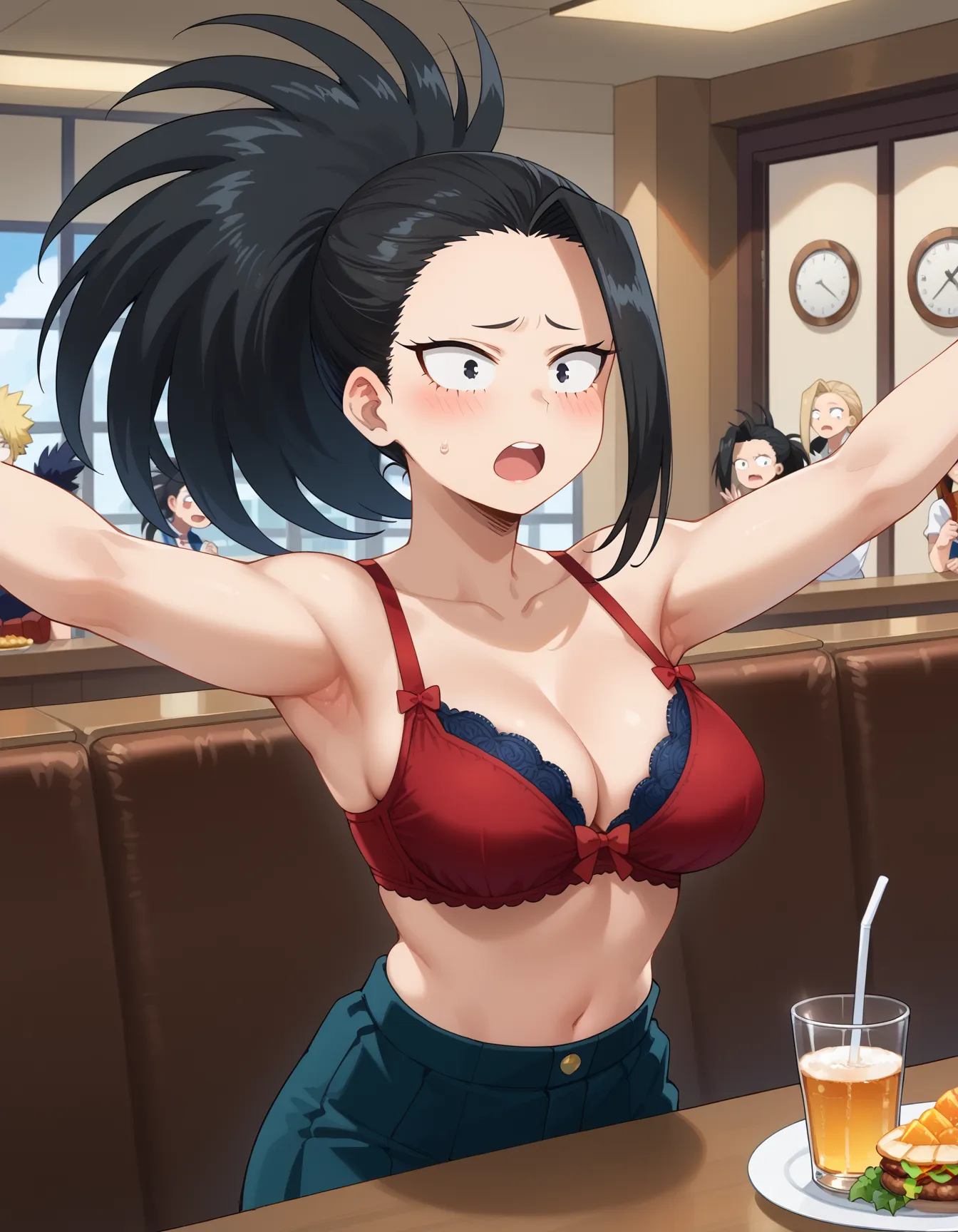 【「下着（ブラジャー・パンティ）」AIエロ画像（イラスト・アニメ・二次元風）15996枚まとめ！(441ページ目)のエロ画像10枚目