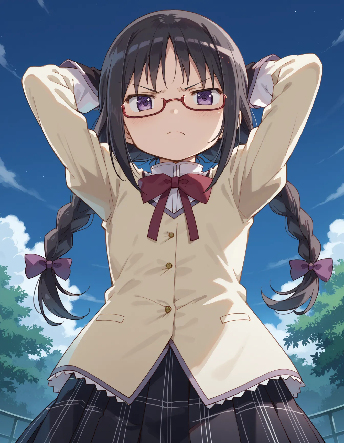 【「貧乳×下着（ブラジャー・パンティ）」AIエロ画像（イラスト・アニメ・二次元風）1743枚まとめ！(48ページ目)のエロ画像27枚目