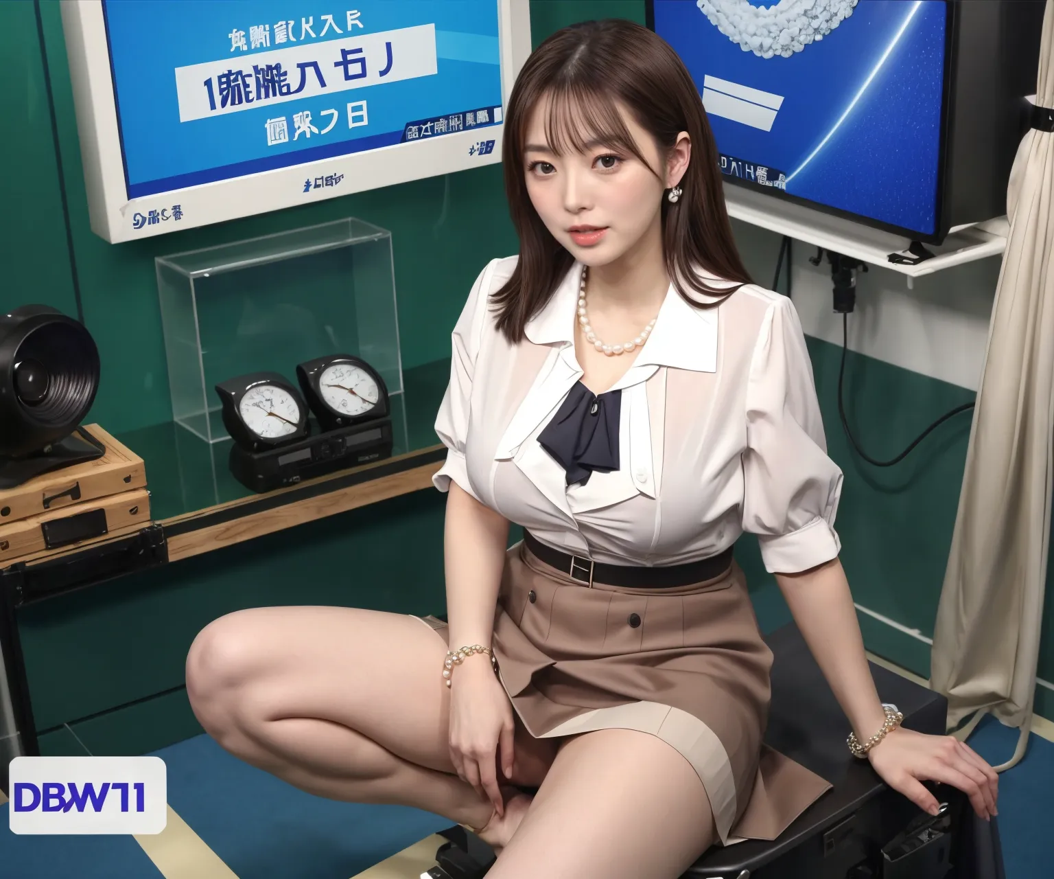 【「爆乳・超乳×女子アナウンサー」AIエロ画像（リアル・実写・フォト風）369枚まとめ！(11ページ目)のエロ画像21枚目