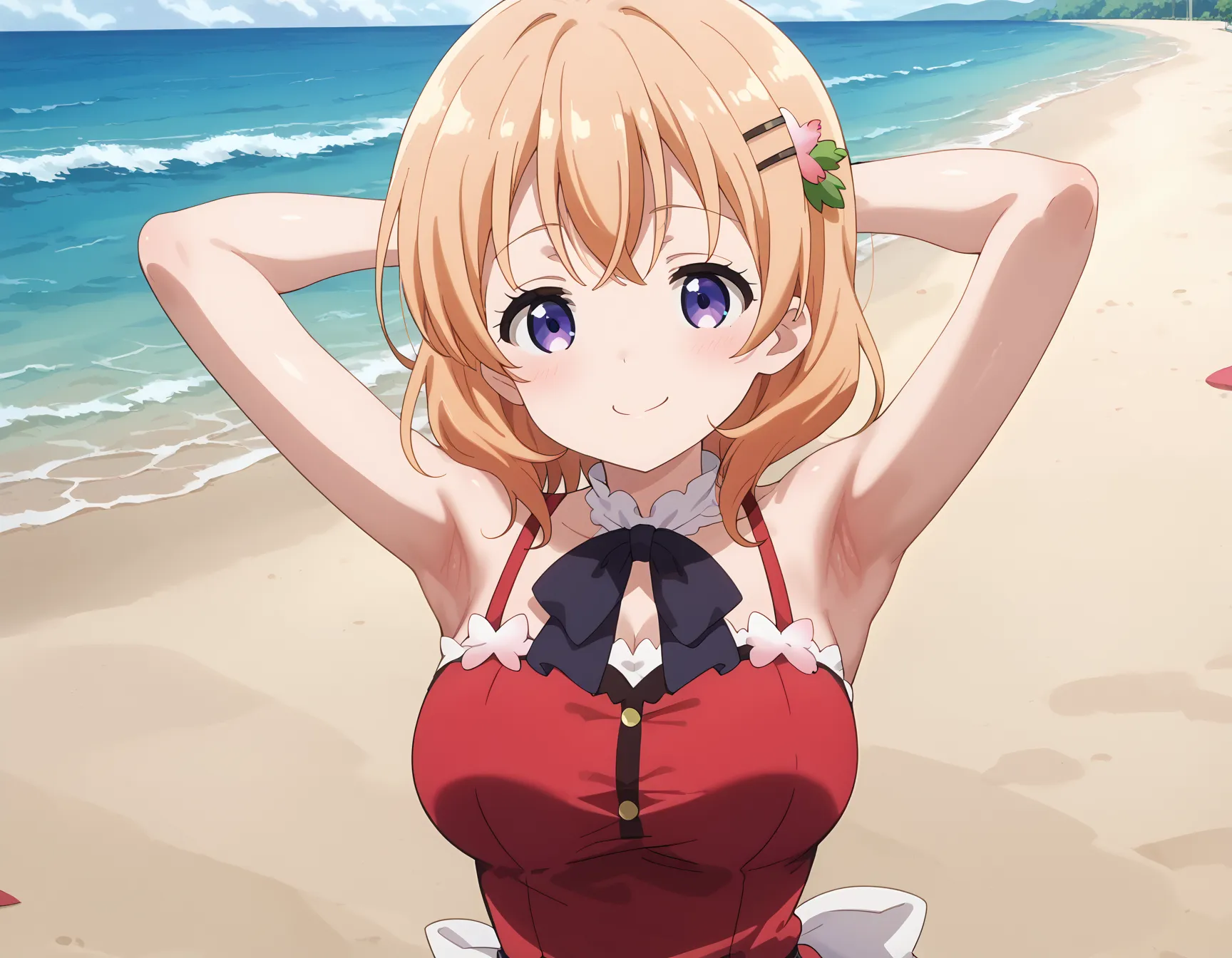 【「腋・脇」AIエロ画像（イラスト・アニメ・二次元風）4705枚まとめ！(131ページ目)のエロ画像19枚目