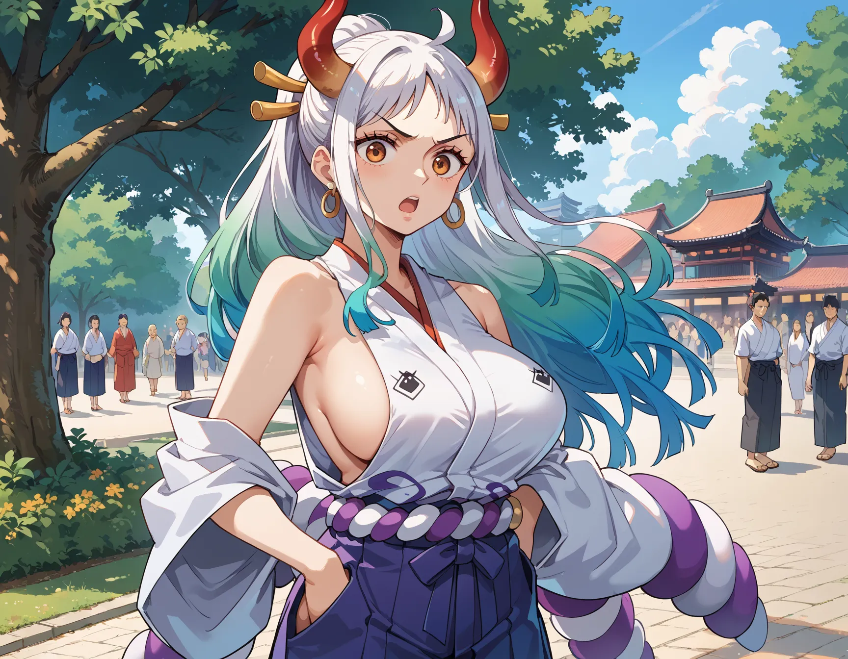 【「着物」AIエロ画像（イラスト・アニメ・二次元風）1472枚まとめ！(40ページ目)のエロ画像28枚目