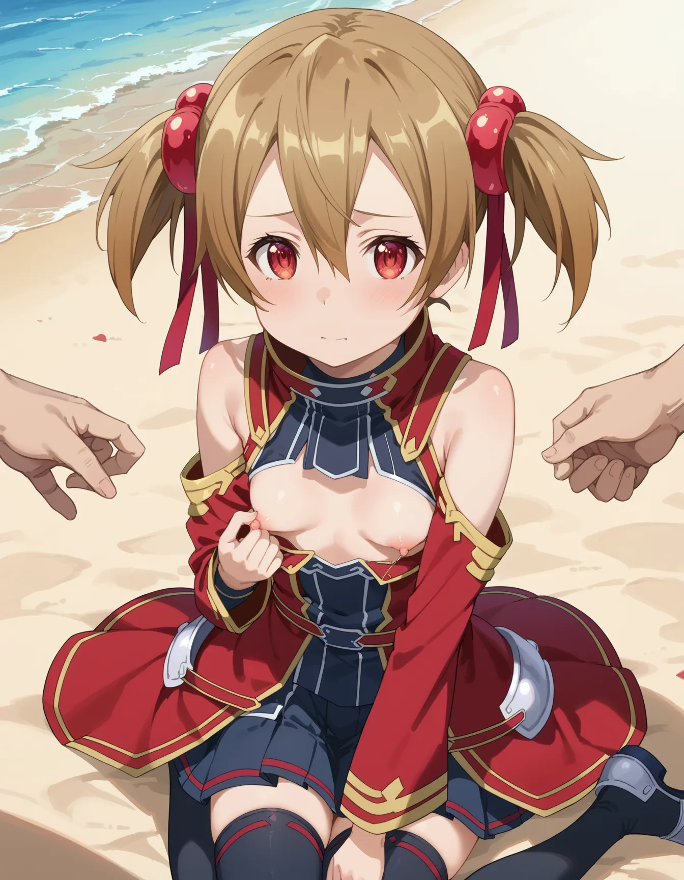 【「ロリ・小柄」AIエロ画像（イラスト・アニメ・二次元風）12883枚まとめ！(357ページ目)のエロ画像13枚目