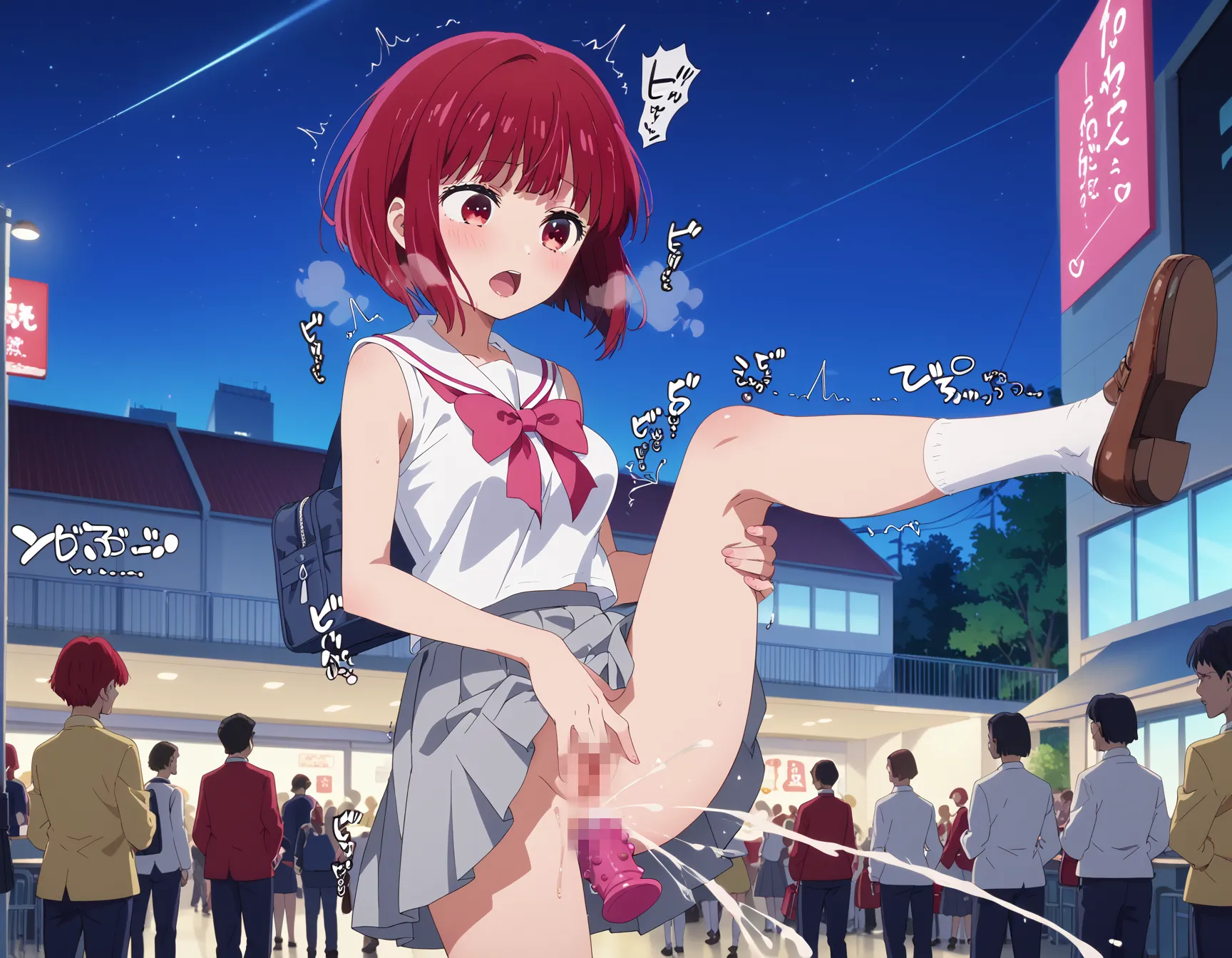 【「おまんこ×学制服」AIエロ画像（イラスト・アニメ・二次元風）845枚まとめ！(24ページ目)のエロ画像8枚目