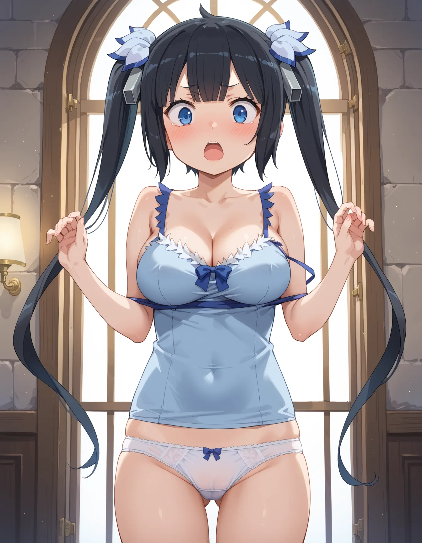 【「下着（ブラジャー・パンティ）」AIエロ画像（イラスト・アニメ・二次元風）15996枚まとめ！(435ページ目)のエロ画像14枚目