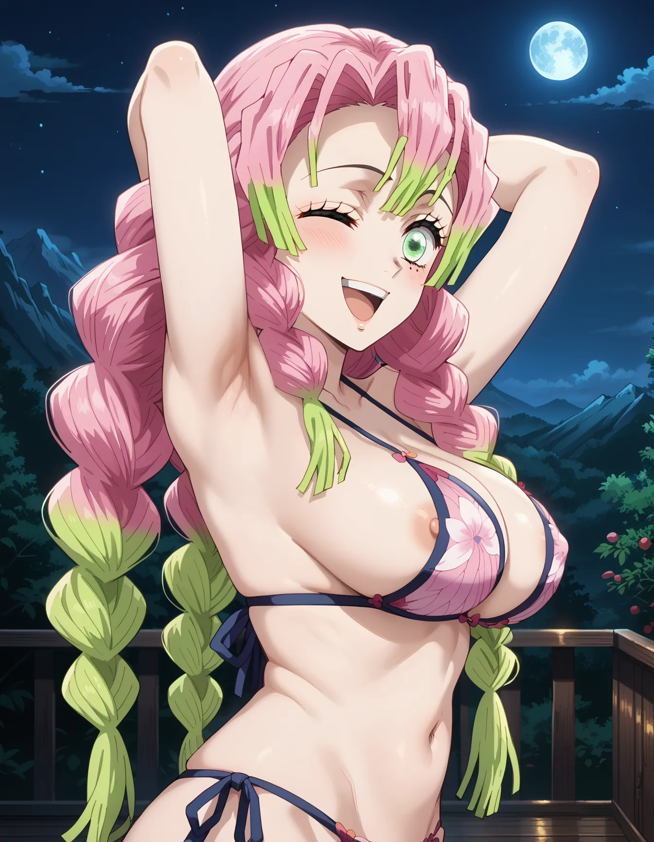 【「腋・脇」AIエロ画像（イラスト・アニメ・二次元風）4705枚まとめ！(130ページ目)のエロ画像14枚目