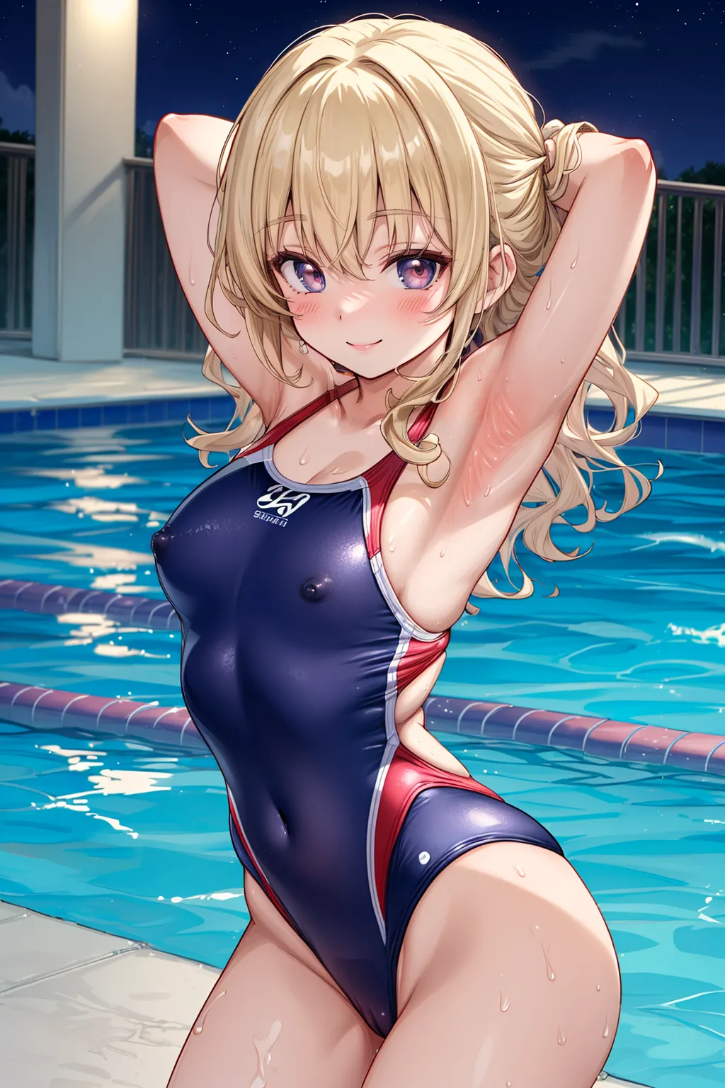 【「腋・脇」AIエロ画像（イラスト・アニメ・二次元風）4705枚まとめ！(130ページ目)のエロ画像12枚目