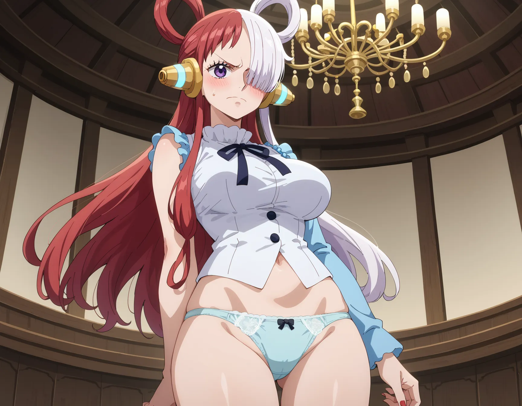 【「下着（ブラジャー・パンティ）」AIエロ画像（イラスト・アニメ・二次元風）15996枚まとめ！(434ページ目)のエロ画像10枚目
