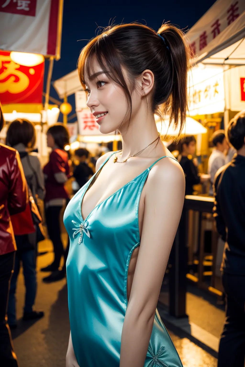 【「チャイナドレス」AIエロ画像（リアル・実写・フォト風）350枚まとめ！(10ページ目)のエロ画像12枚目