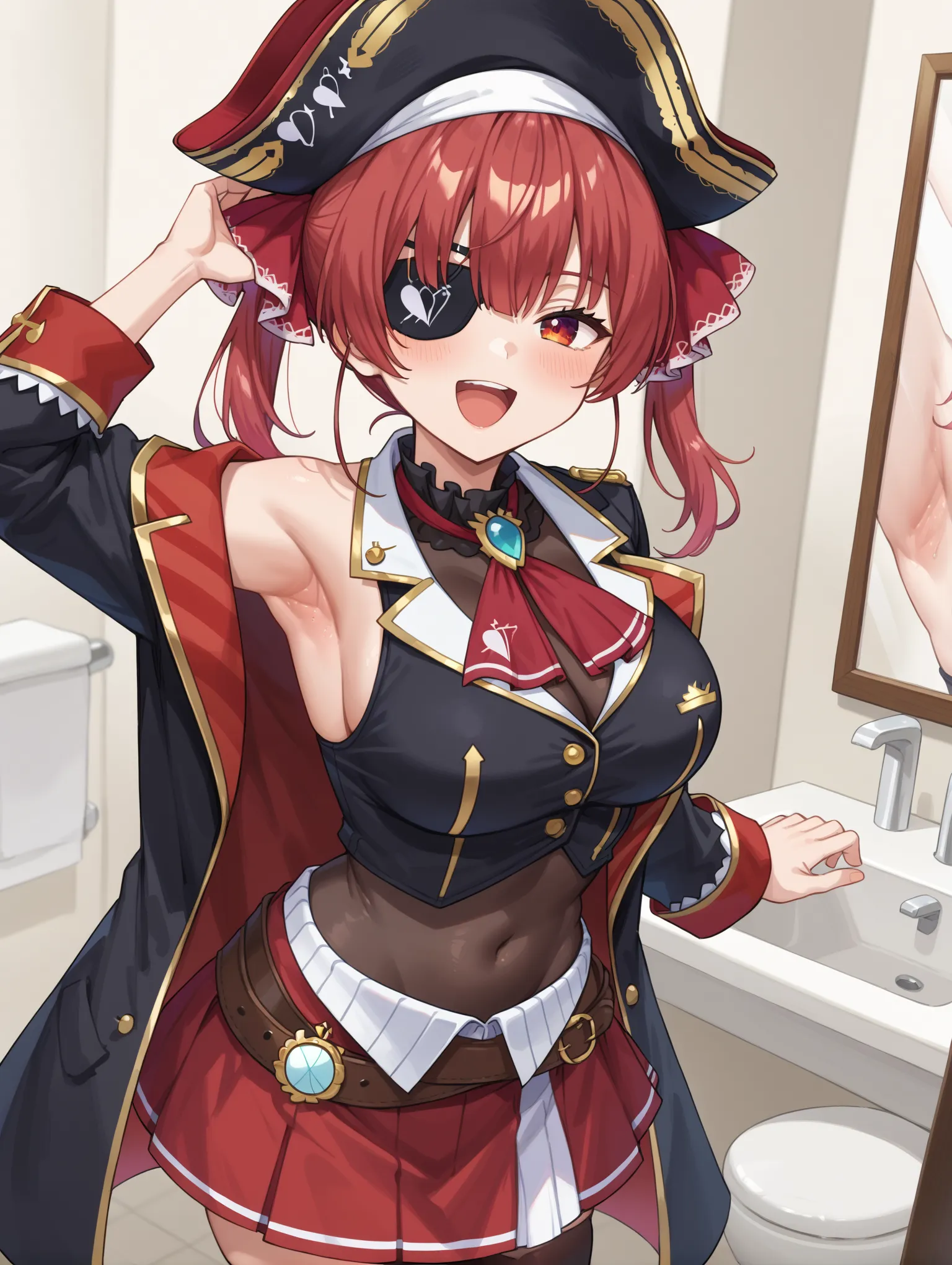 【「腋・脇」AIエロ画像（イラスト・アニメ・二次元風）4705枚まとめ！(129ページ目)のエロ画像19枚目
