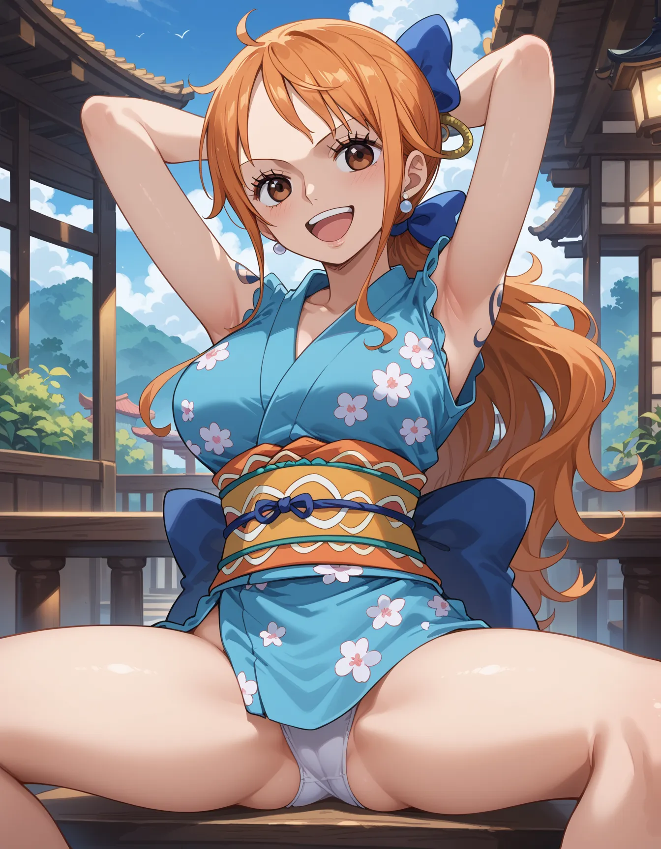 【「着物」AIエロ画像（イラスト・アニメ・二次元風）1472枚まとめ！(40ページ目)のエロ画像7枚目