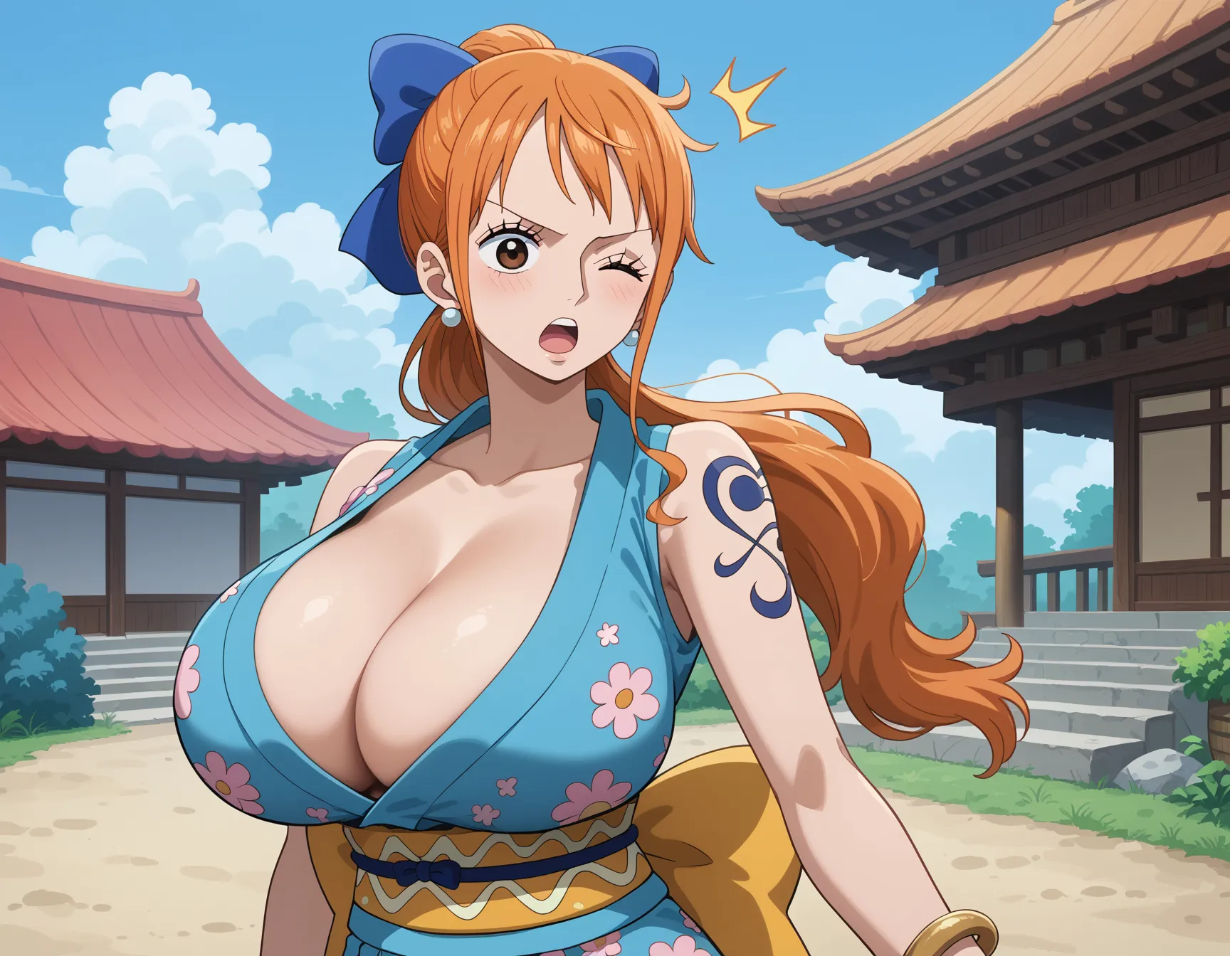 【「爆乳・超乳」AIエロ画像（イラスト・アニメ・二次元風）5621枚まとめ！(152ページ目)のエロ画像5枚目