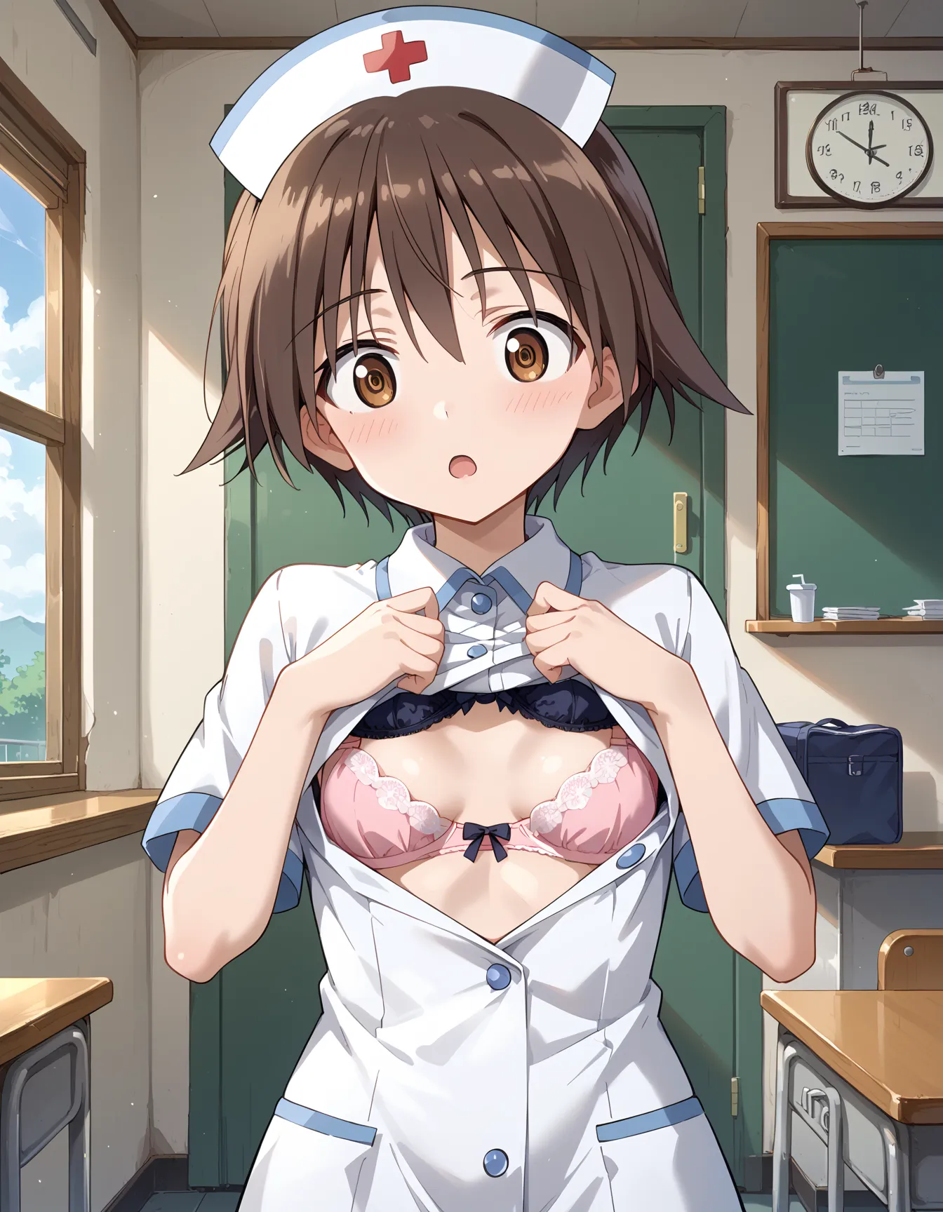 【「下着（ブラジャー・パンティ）」AIエロ画像（イラスト・アニメ・二次元風）15996枚まとめ！(430ページ目)のエロ画像2枚目