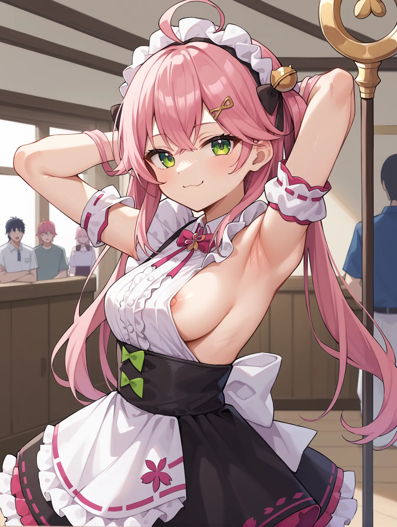 【「腋・脇」AIエロ画像（イラスト・アニメ・二次元風）4705枚まとめ！(128ページ目)のエロ画像17枚目