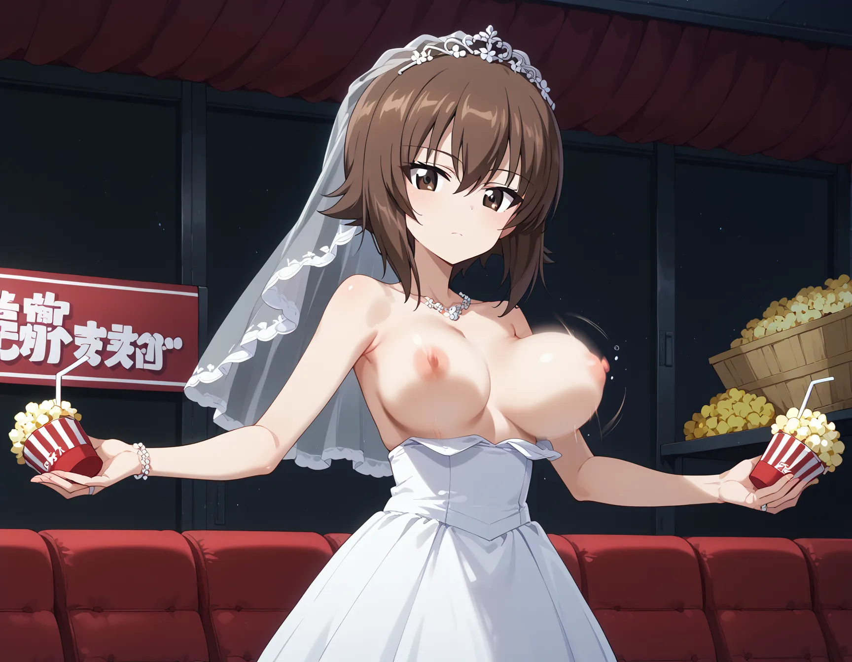 【「ウェディングドレス」AIエロ画像（イラスト・アニメ・二次元風）332枚まとめ！(10ページ目)のエロ画像5枚目
