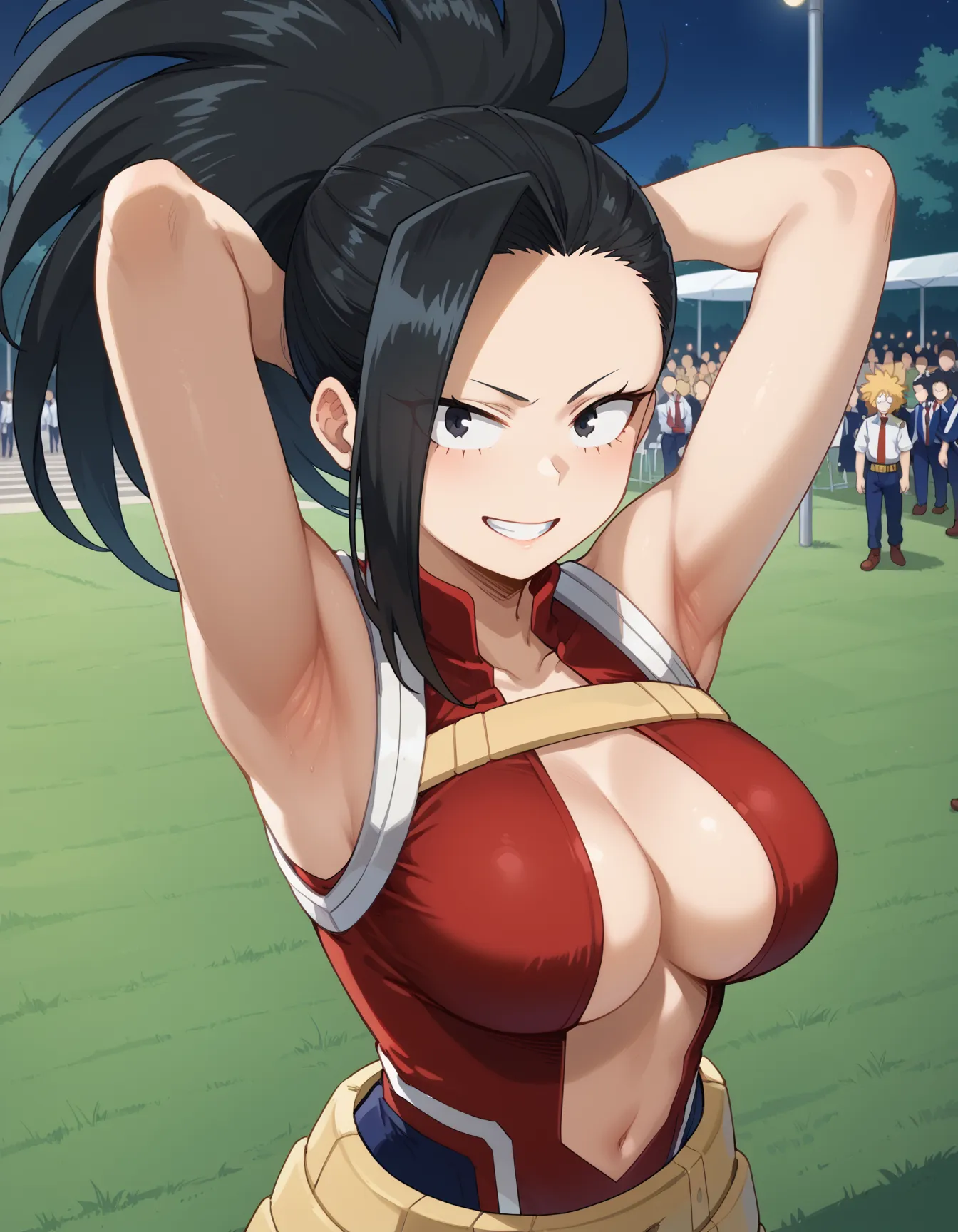 【「腋・脇」AIエロ画像（イラスト・アニメ・二次元風）4705枚まとめ！(128ページ目)のエロ画像13枚目