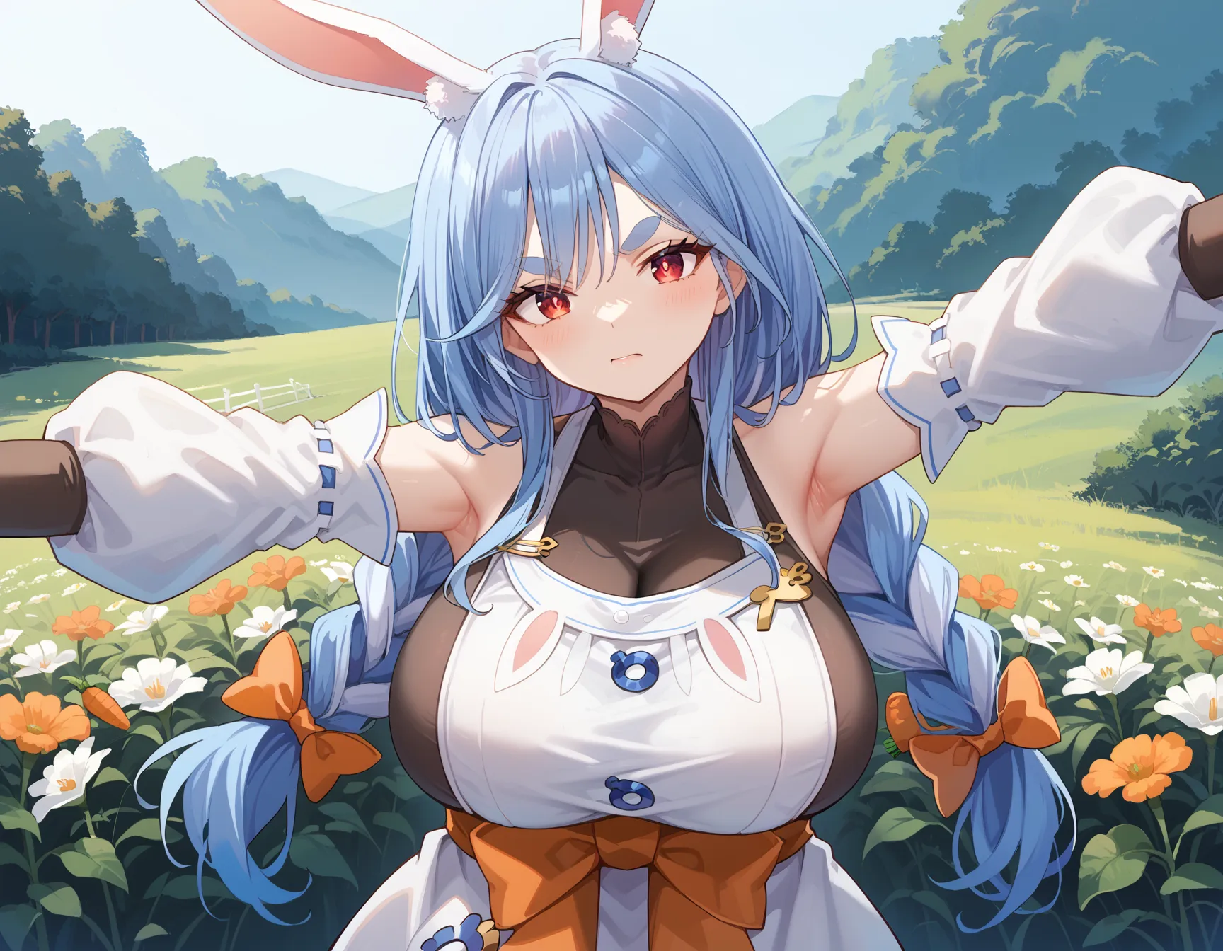 【「腋・脇」AIエロ画像（イラスト・アニメ・二次元風）4705枚まとめ！(128ページ目)のエロ画像8枚目
