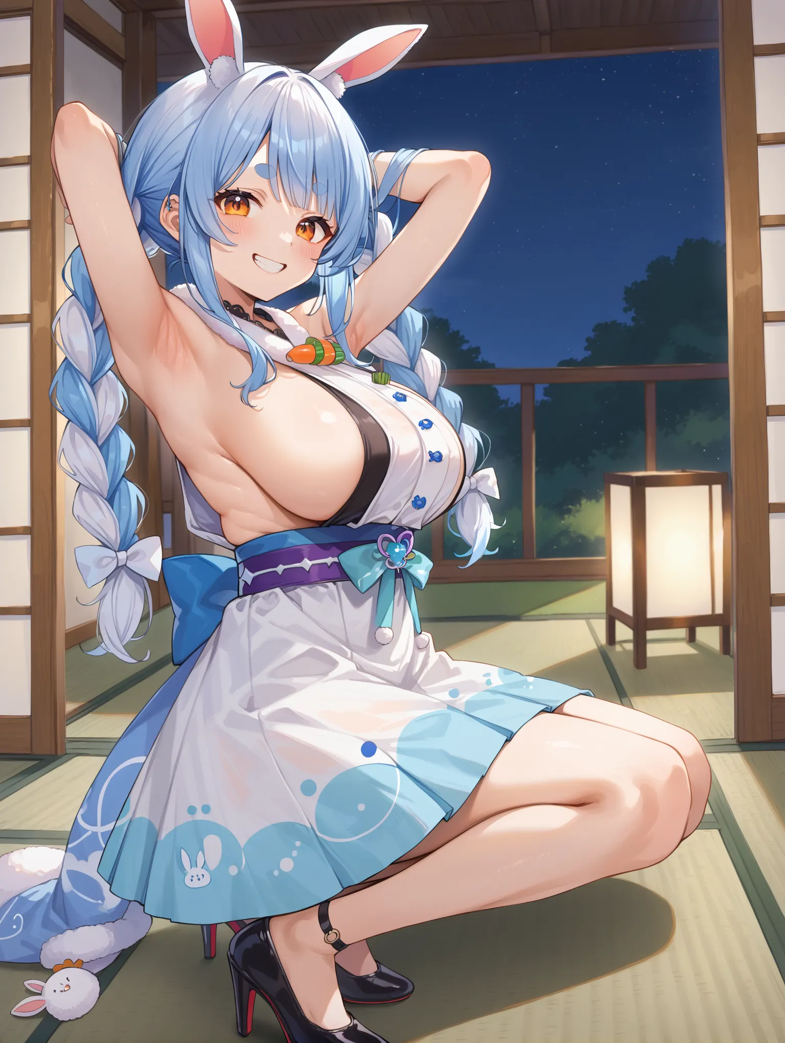 【「腋・脇」AIエロ画像（イラスト・アニメ・二次元風）4705枚まとめ！(128ページ目)のエロ画像6枚目