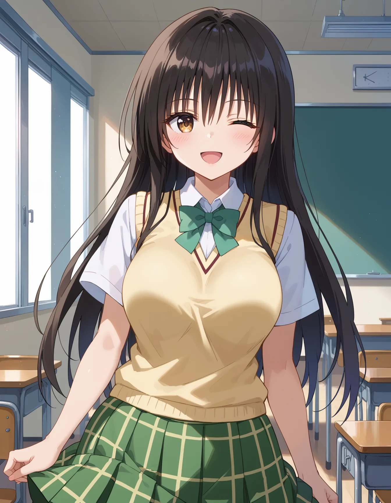【「学制服」AIエロ画像（イラスト・アニメ・二次元風）4855枚まとめ！(130ページ目)のエロ画像21枚目