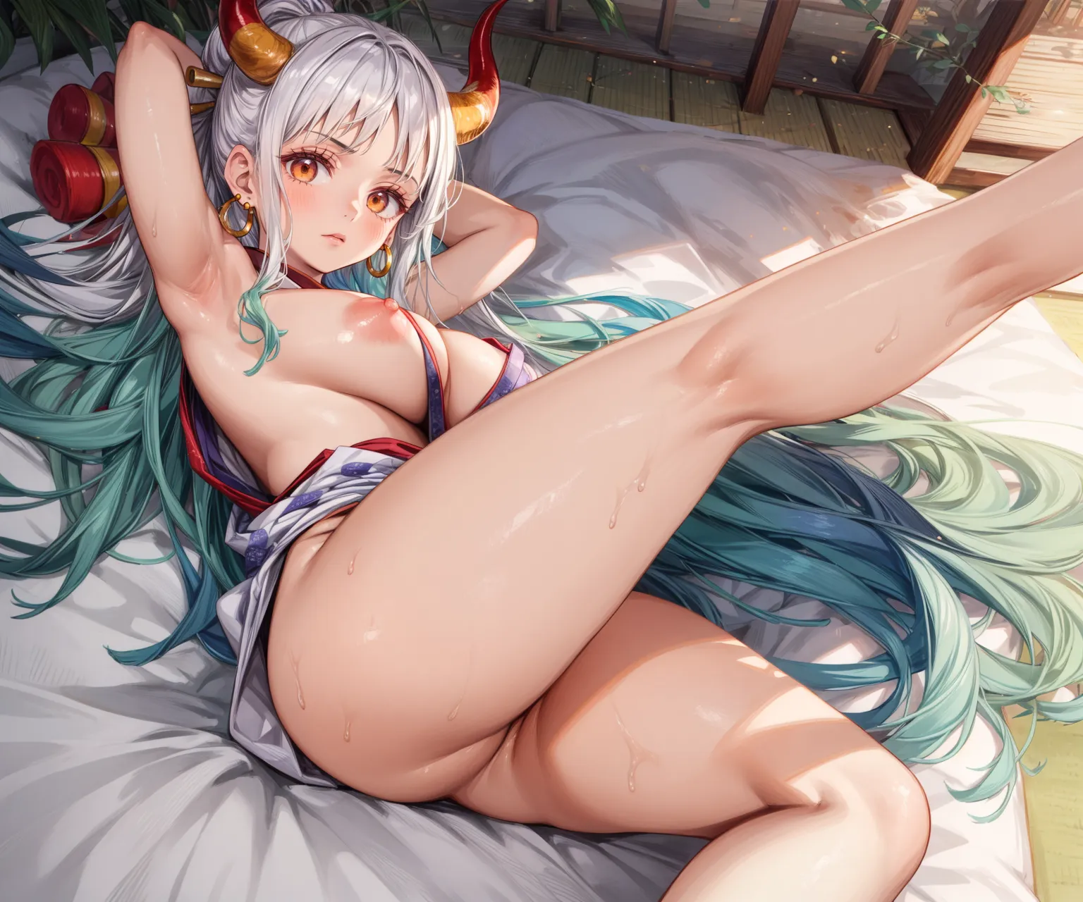 【「爆乳・超乳」AIエロ画像（イラスト・アニメ・二次元風）5621枚まとめ！(151ページ目)のエロ画像4枚目